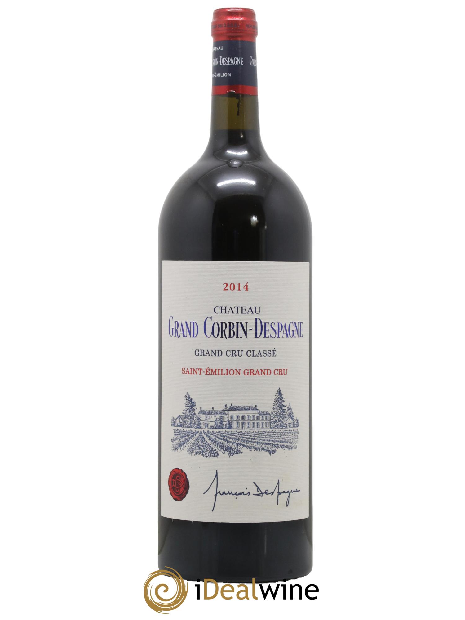 Château Grand Corbin Despagne Grand Cru Classé 2014 - Lot de 1 magnum - 0