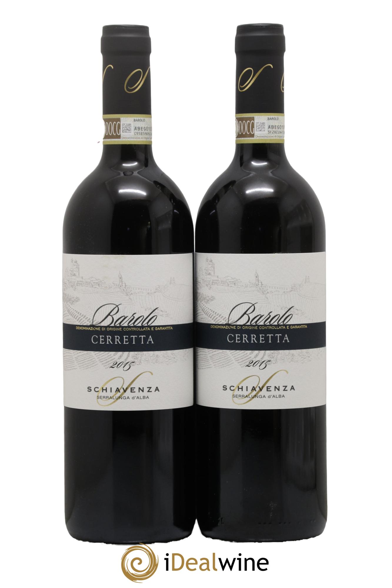 Barolo DOCG Cerreta Schiavenza 2015 - Lot de 2 bouteilles - 0