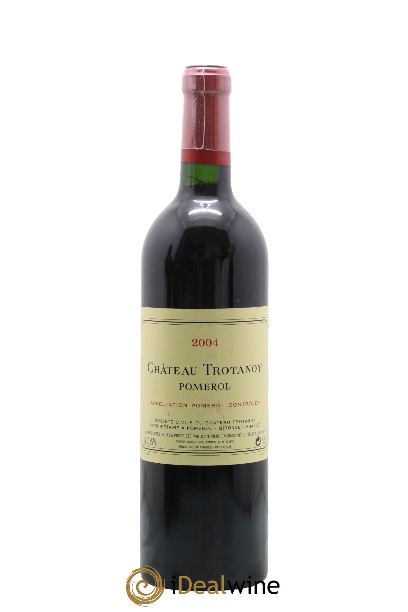 Château Trotanoy 2004 - Lot de 1 bouteille - 0