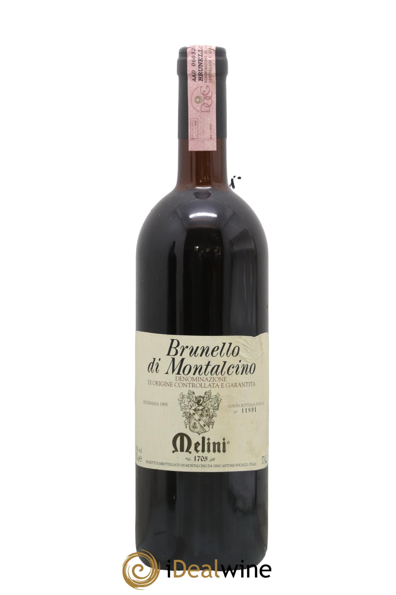 Brunello di Montalcino DOCG Melini 1995 - Lot de 1 bouteille - 0