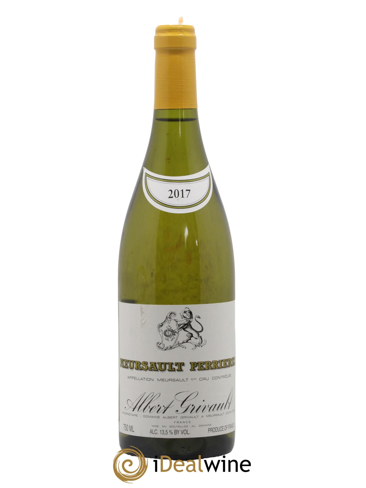 Meursault 1er Cru Perrières Albert Grivault 2017 - Lot de 1 bouteille - 0