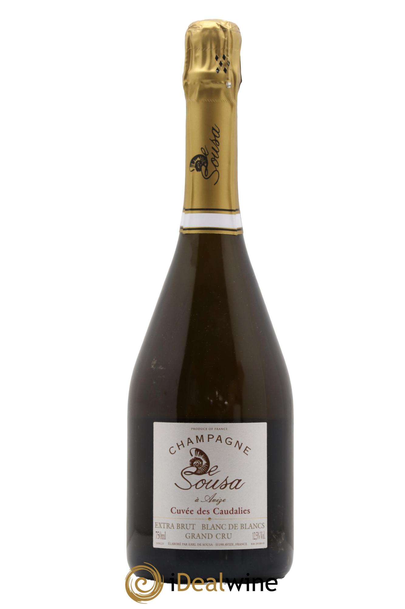 Cuvée des Caudalies Grand Cru Extra-Brut De Sousa - Lot de 1 bouteille - 0