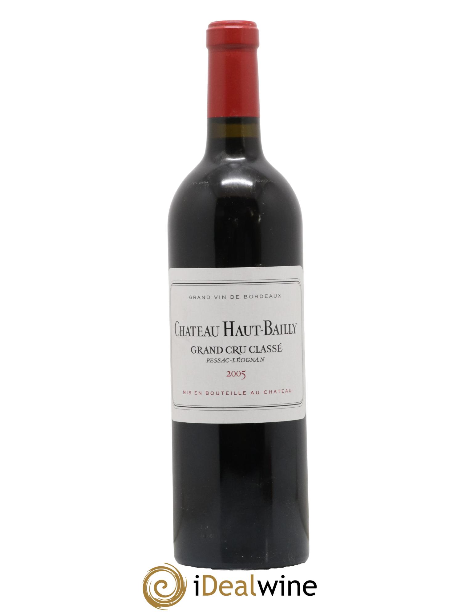 Château Haut-Bailly Cru Classé de Graves 2005 - Lot de 1 bouteille - 0