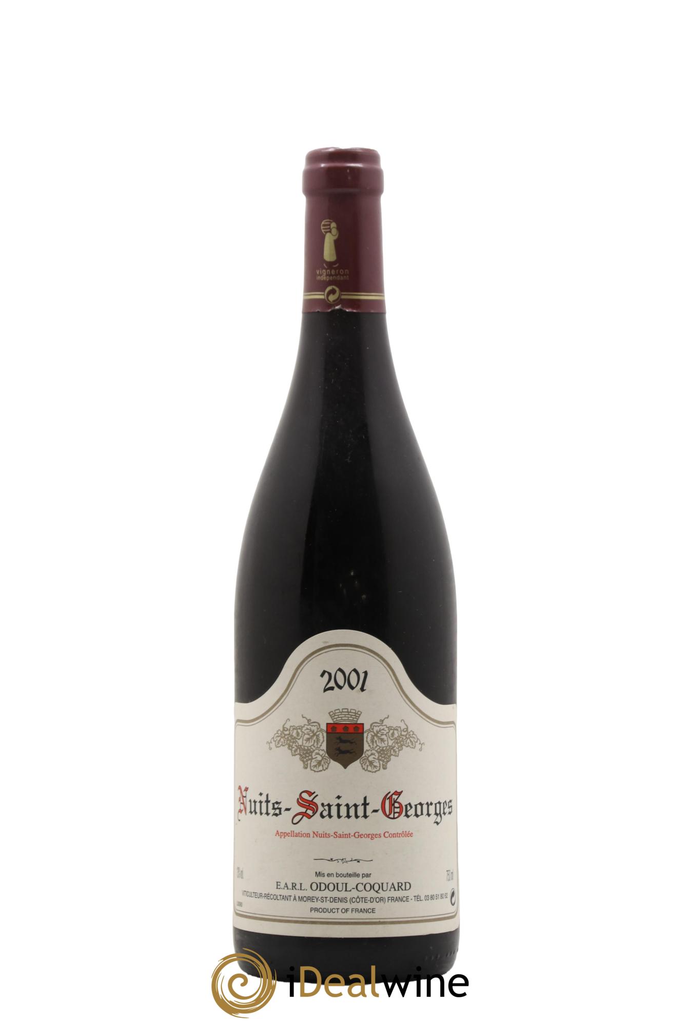 Nuits-Saint-Georges Odoul Coquart 2001 - Posten von 1 Flasche - 0
