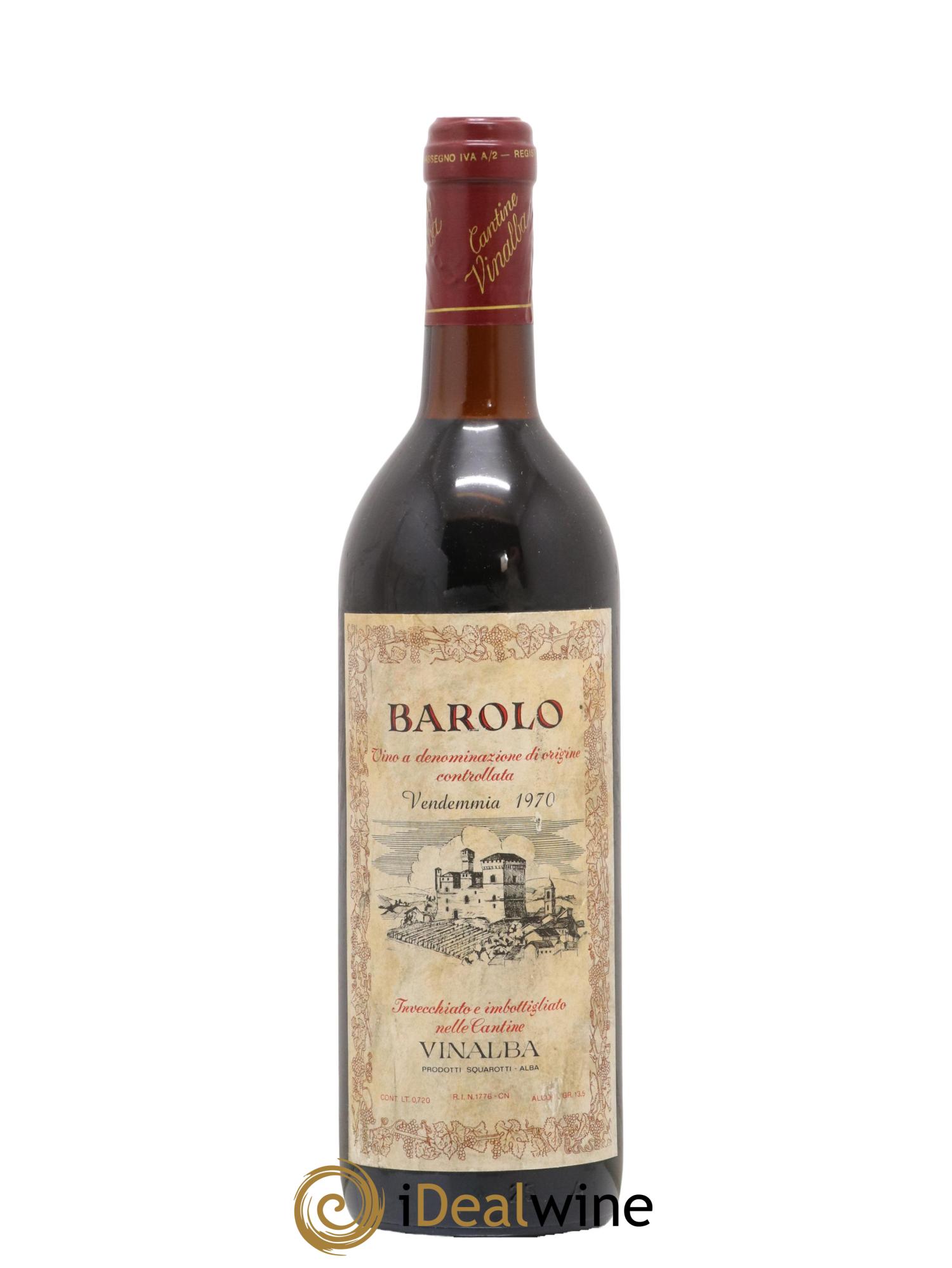 Barolo Vinalba 1970 - Lot de 1 bouteille - 0