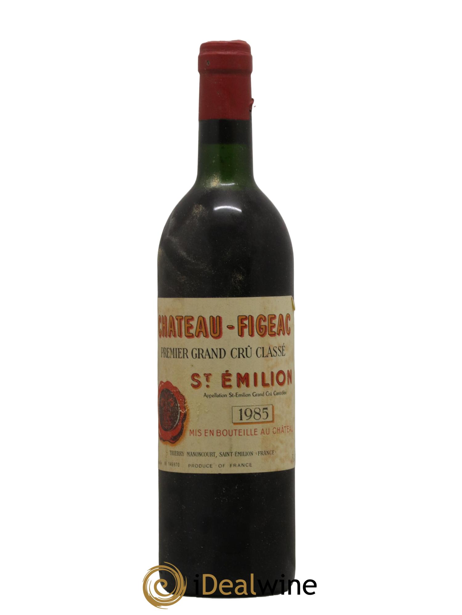 Château Figeac 1er Grand Cru Classé A 1985 - Lot de 1 bouteille - 0