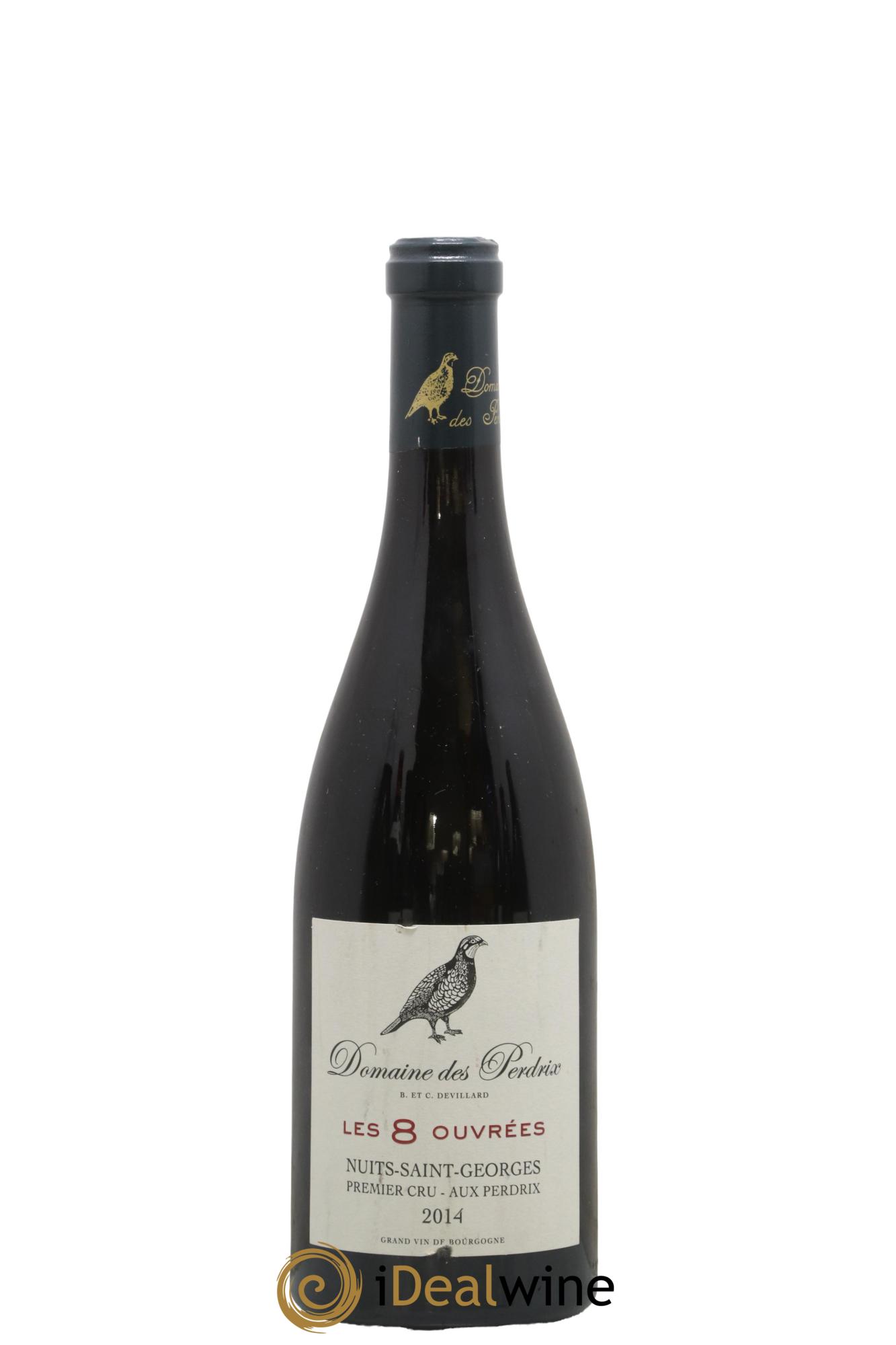 Nuits-Saint-Georges 1er Cru Aux Perdrix Les 8 Ouvrées Perdrix (Domaine des) 2014 - Posten von 1 Flasche - 0
