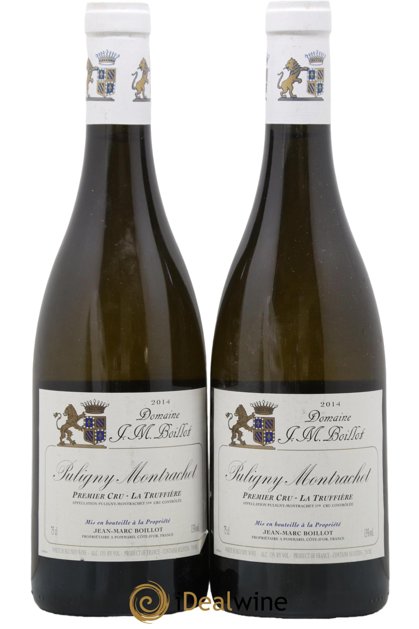 Puligny-Montrachet 1er Cru La Truffière Jean-Marc Boillot 2014 - Lot de 2 bouteilles - 0