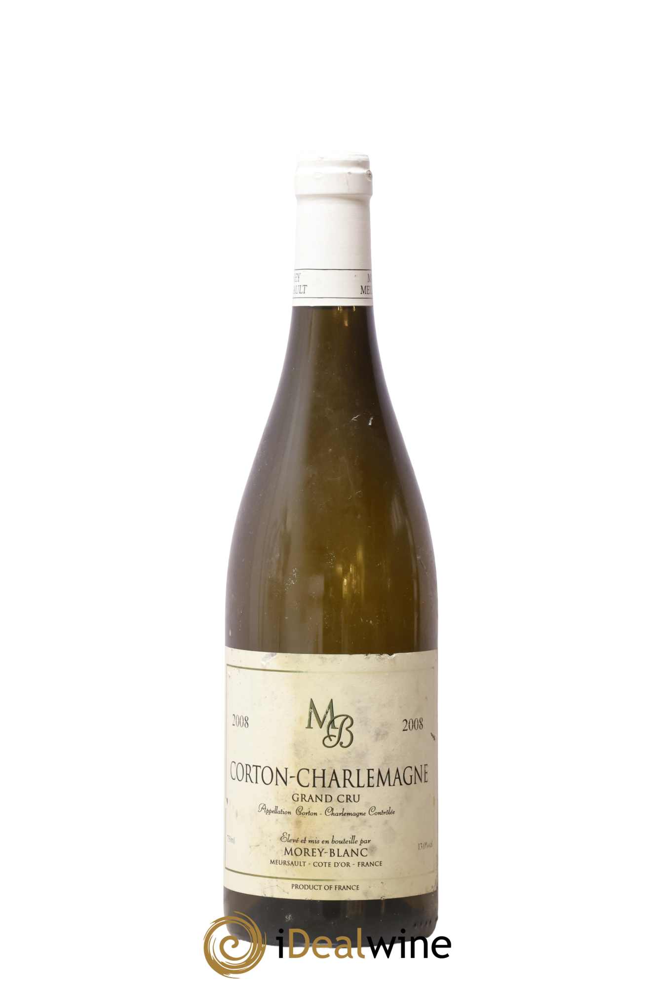 Corton-Charlemagne Grand Cru Morey-Blanc 2008 - Lot de 1 bouteille - 0