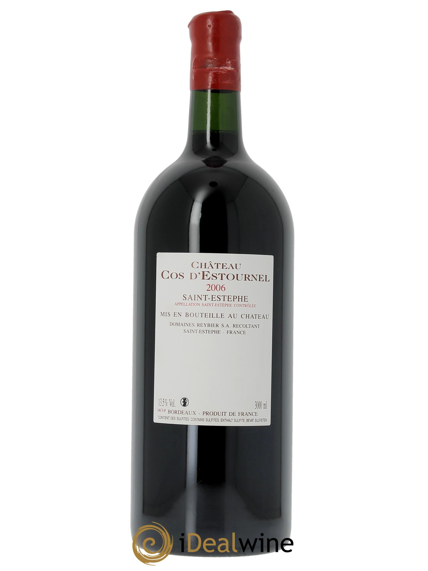 Cos d'Estournel 2ème Grand Cru Classé (OWC if 3 dmgs) 2006 - Lot of 1 double magnum - 1