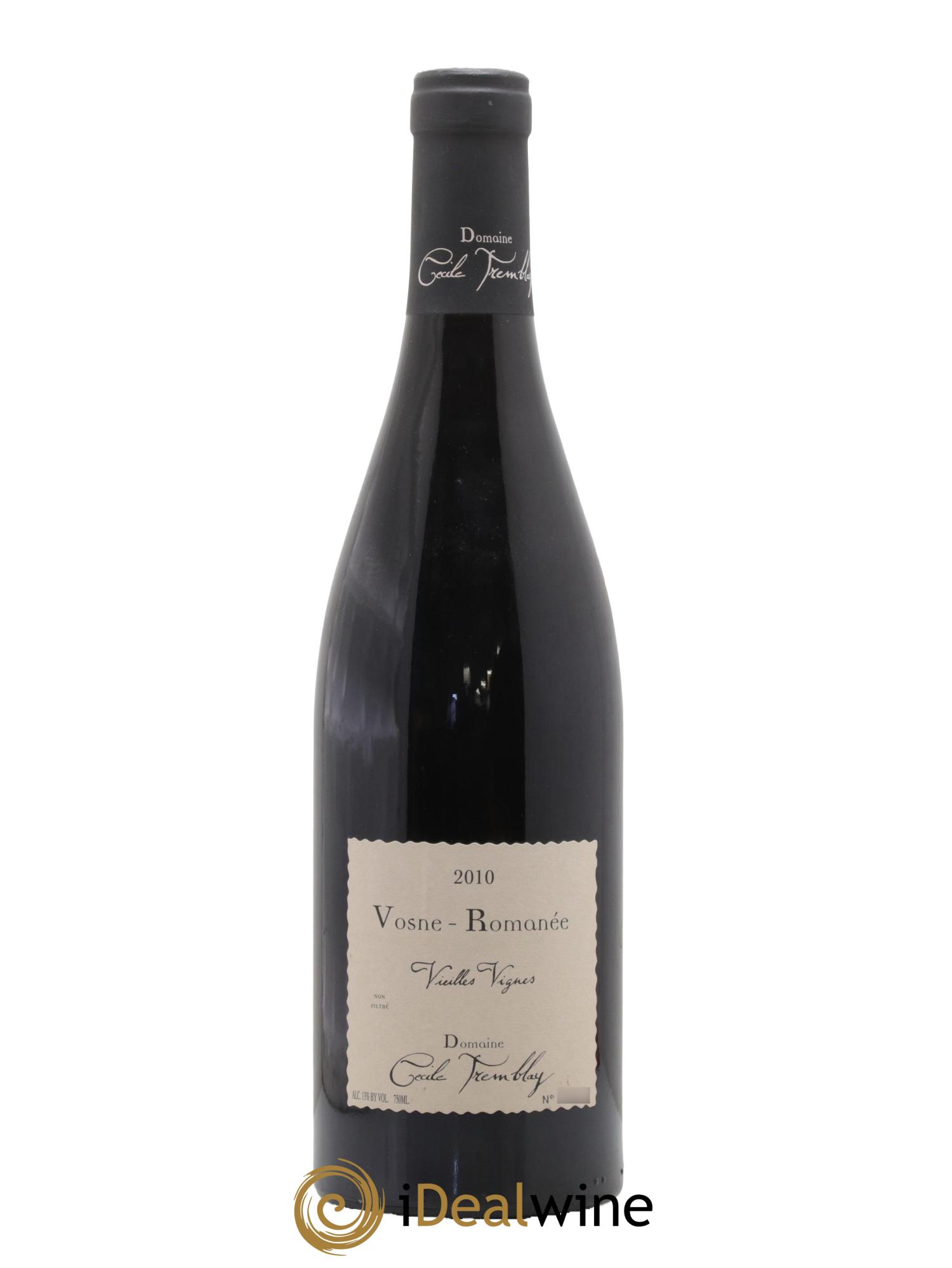 Vosne-Romanée Vieilles Vignes Cécile Tremblay 2010 - Lot de 1 bouteille - 0