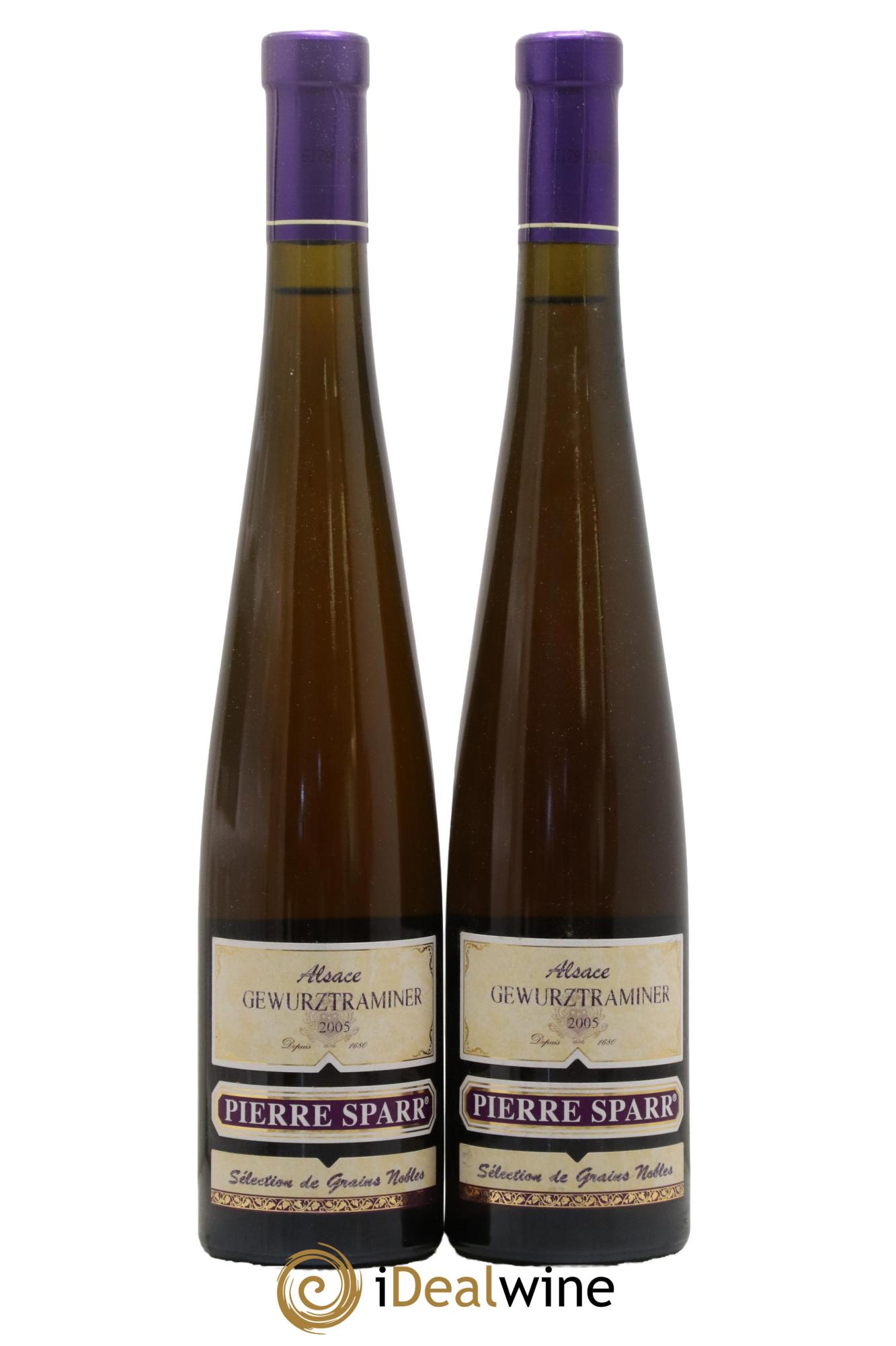 Alsace Gewurztraminer Sélection de Grains Nobles Pierre Sparr  2005 - Posten von 2 Format 50cls - 0