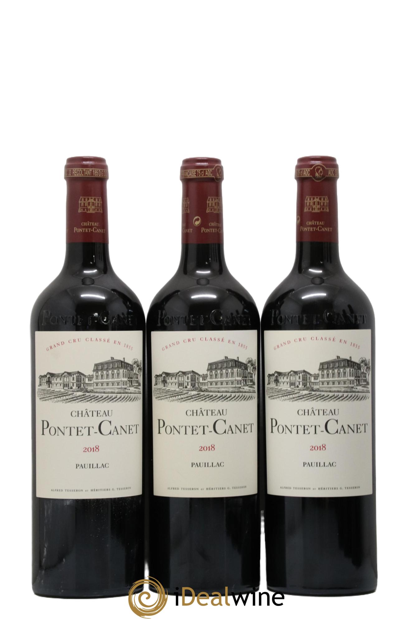 Château Pontet Canet 5ème Grand Cru Classé 2018 - Lotto di 6 bottiglie - 1