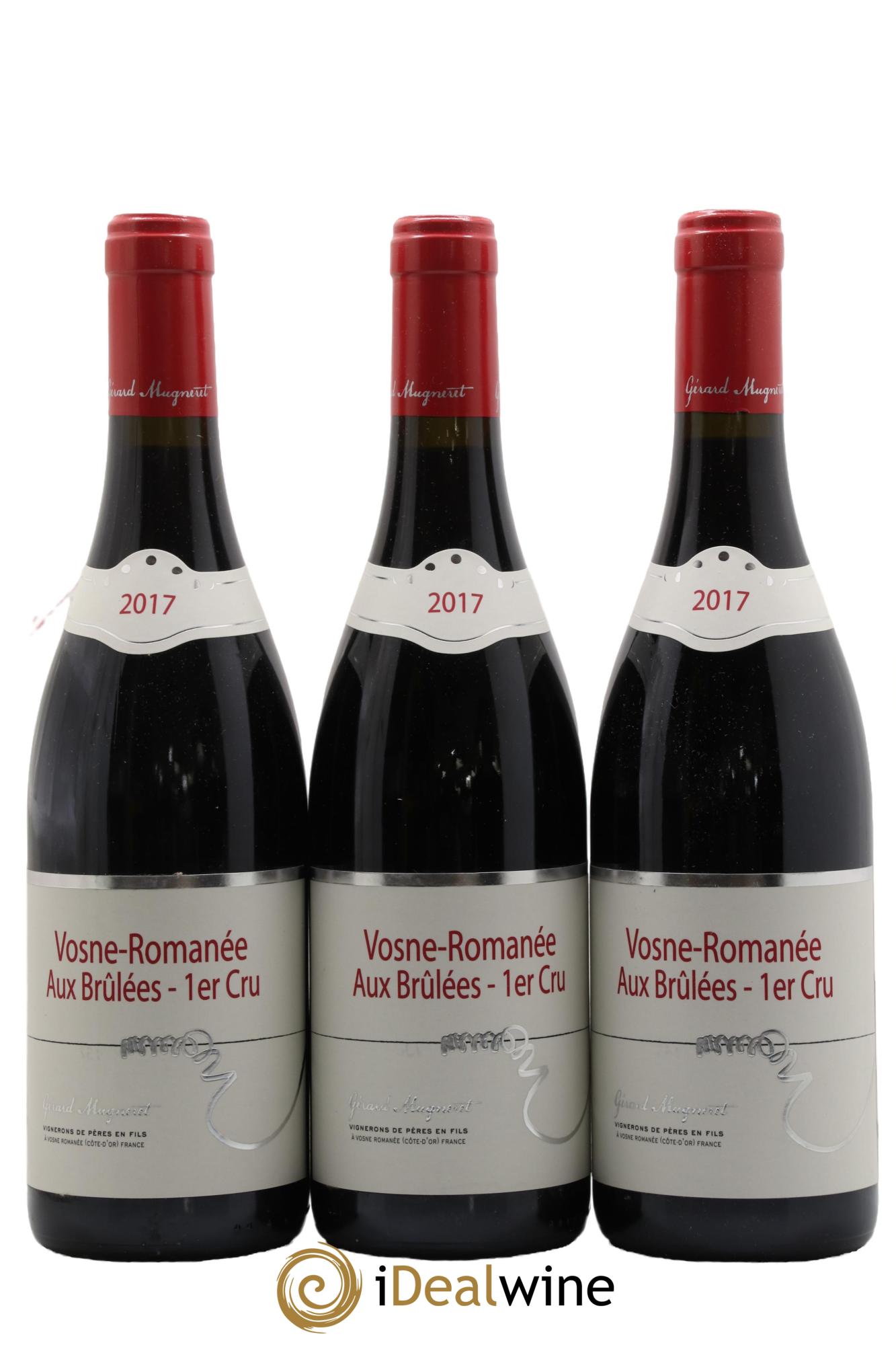 Vosne-Romanée 1er Cru Les Brulées Gérard Mugneret 2017 - Lot de 3 bouteilles - 0