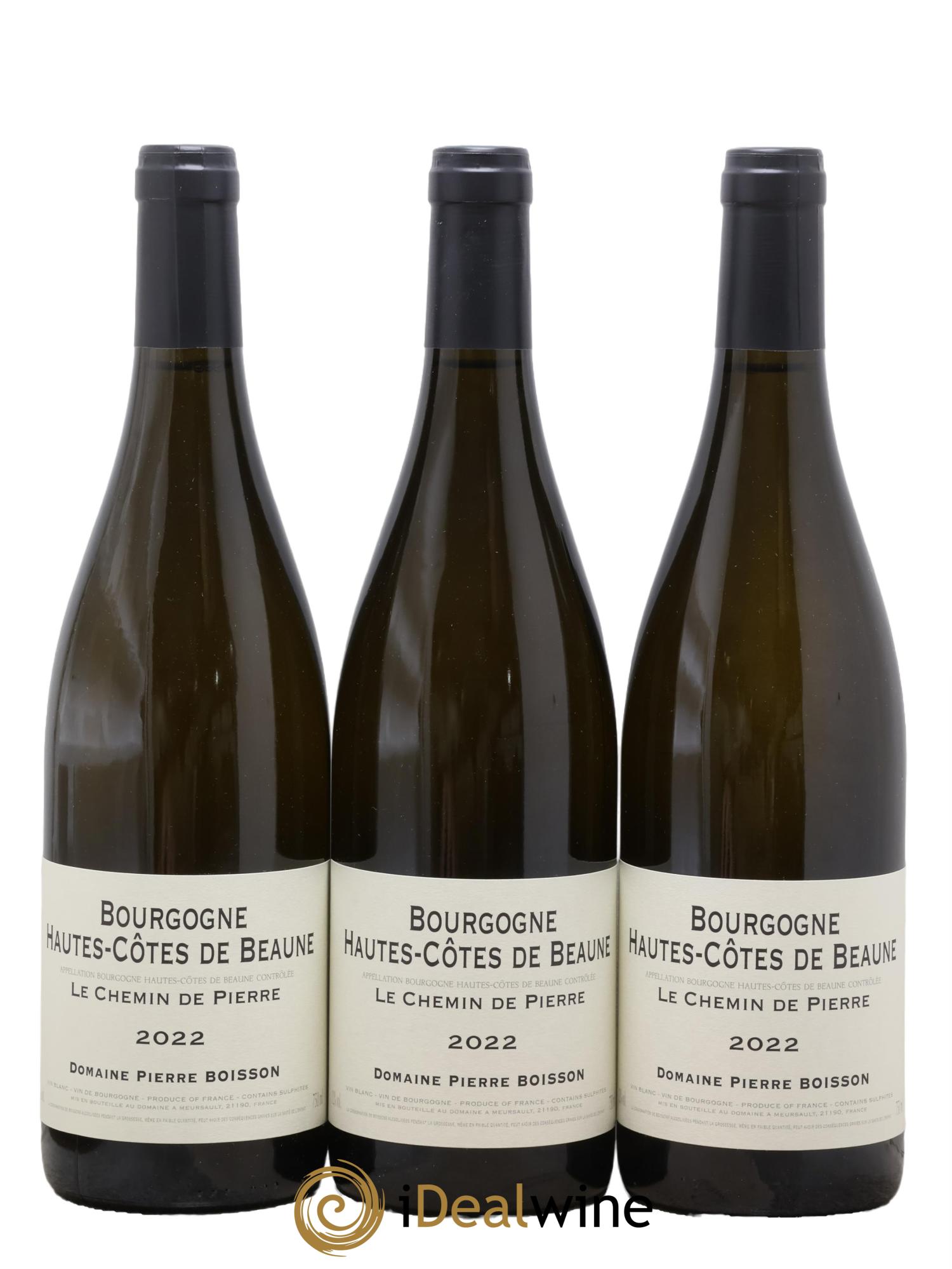 Hautes-Côtes de Beaune Le Chemin de Pierre Pierre Boisson 2022 - Lot de 3 bouteilles - 0
