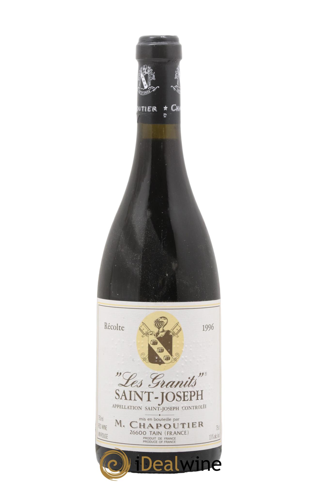 Saint-Joseph Les Granits Chapoutier 1996 - Posten von 1 Flasche - 0
