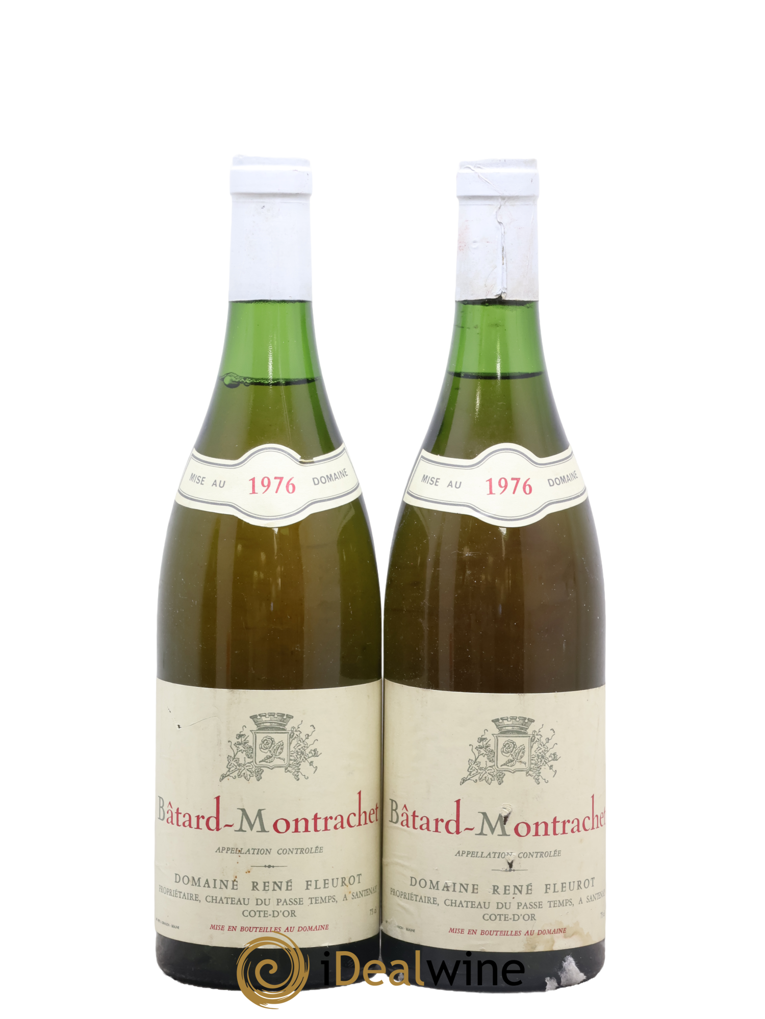 Bâtard-Montrachet Grand Cru René Fleurot 1976 - Lot de 2 bouteilles - 0