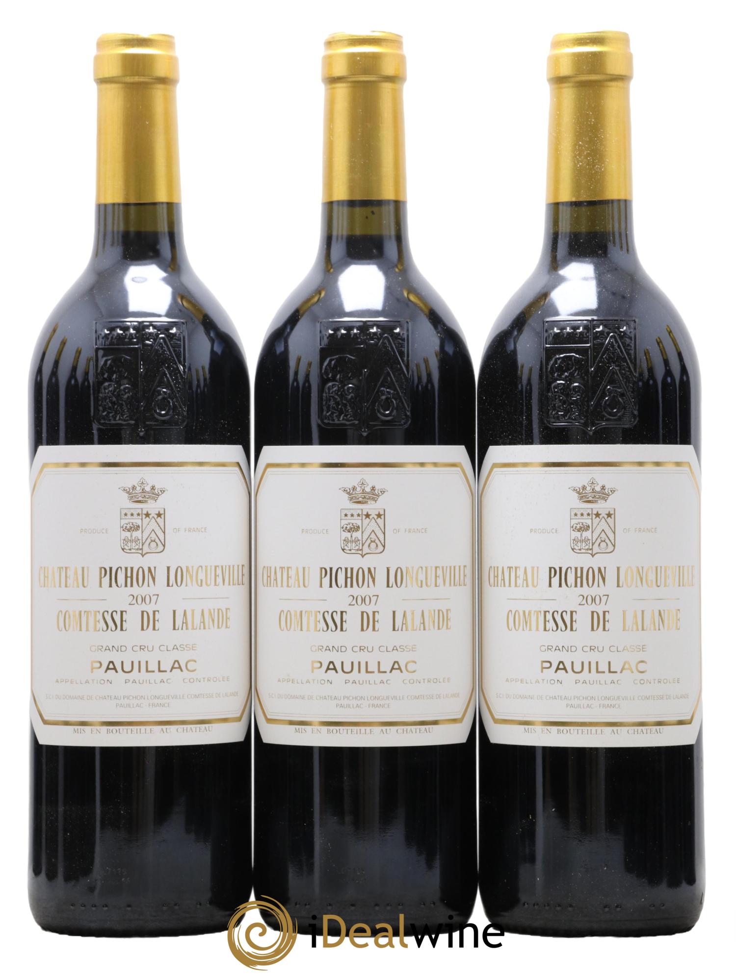 Château Pichon Longueville Comtesse de Lalande 2ème Grand Cru Classé 2007 - Lotto di 12 bottiglie - 1