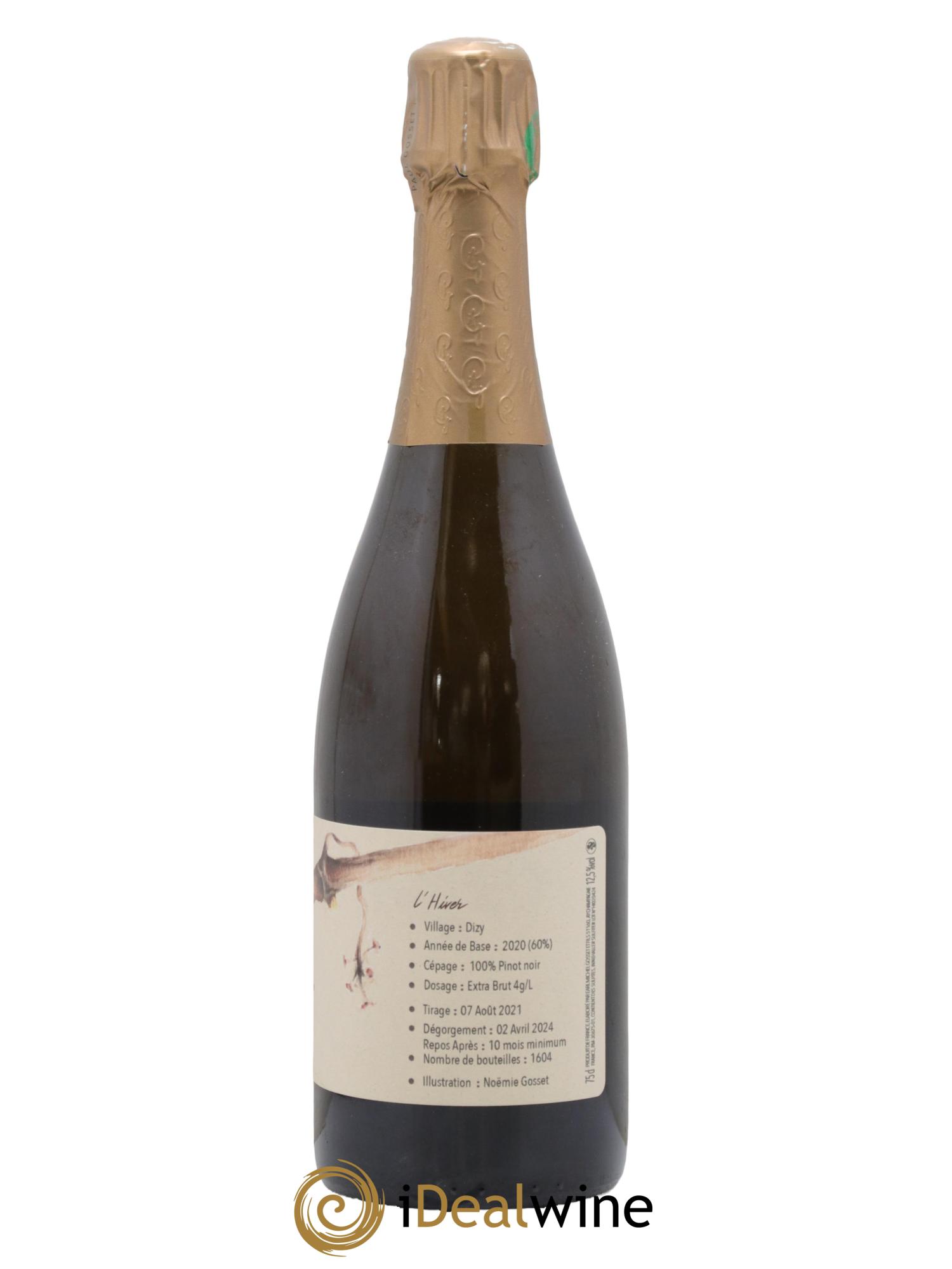 Au Fil des Temps L'Hiver Paul Gosset - Lot de 1 bouteille - 1