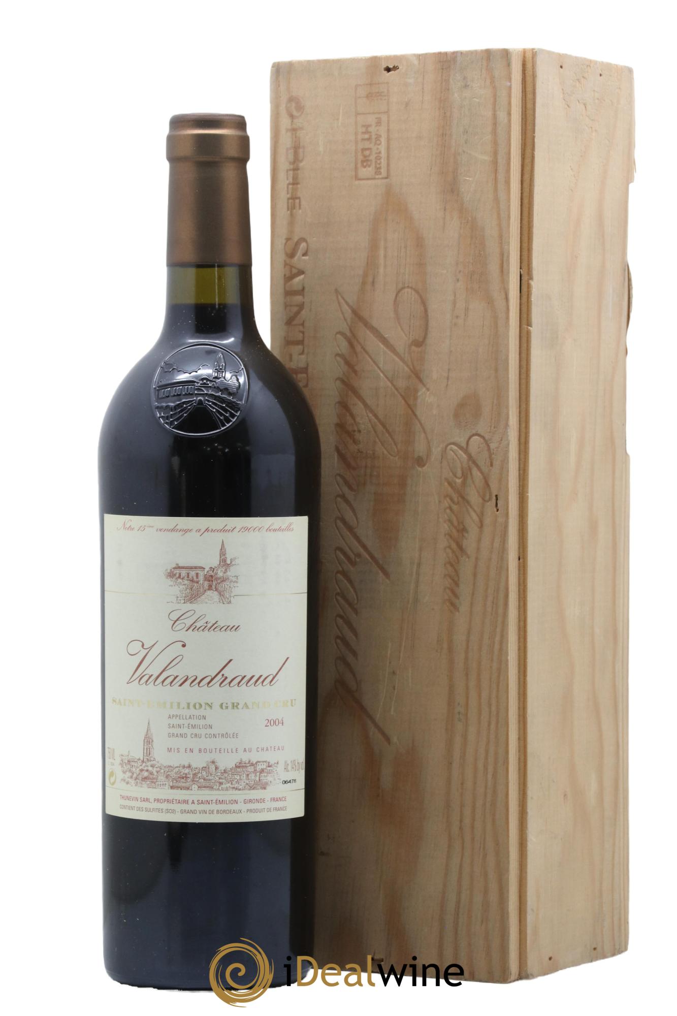 Château de Valandraud 1er Grand Cru Classé B depuis 2012 2004 - Lot of 1 bottle - 0