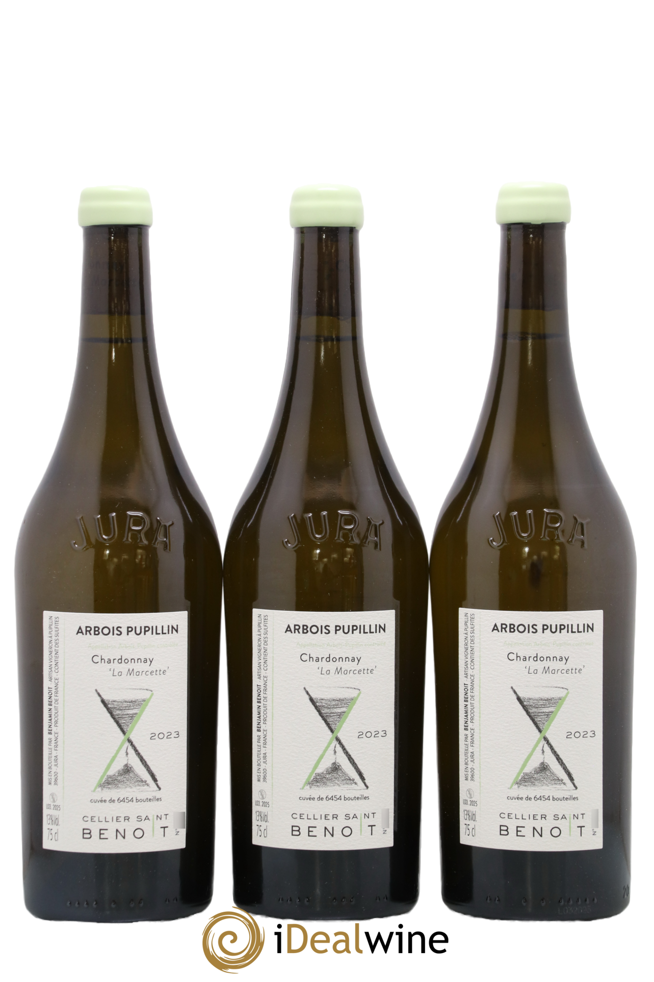 Arbois La Marcette Cellier Saint Benoît 2023 - Lot of 3 bottles - 0