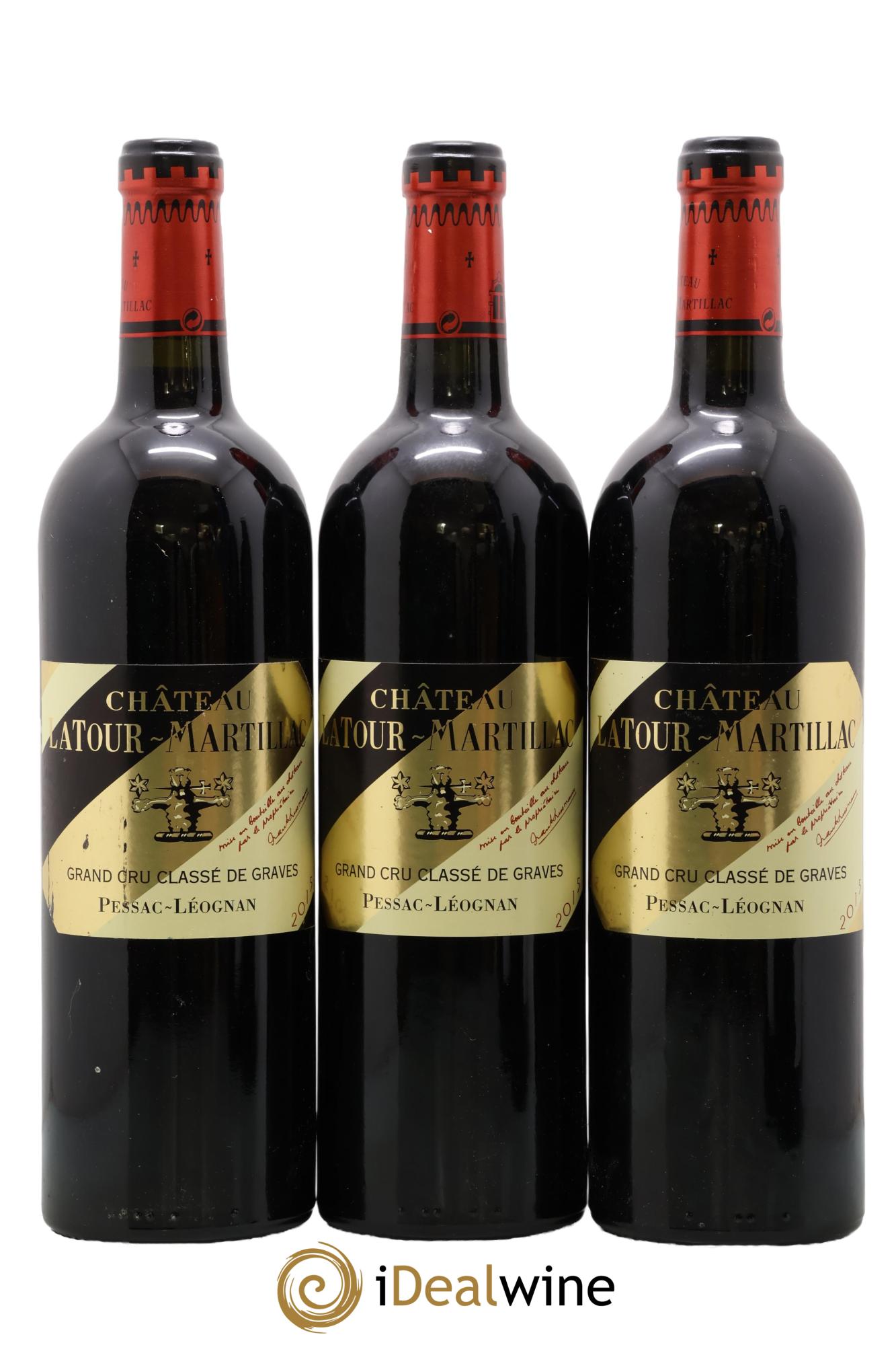 Château Latour-Martillac Cru Classé de Graves 2015 - Posten von 3 Flaschen - 0