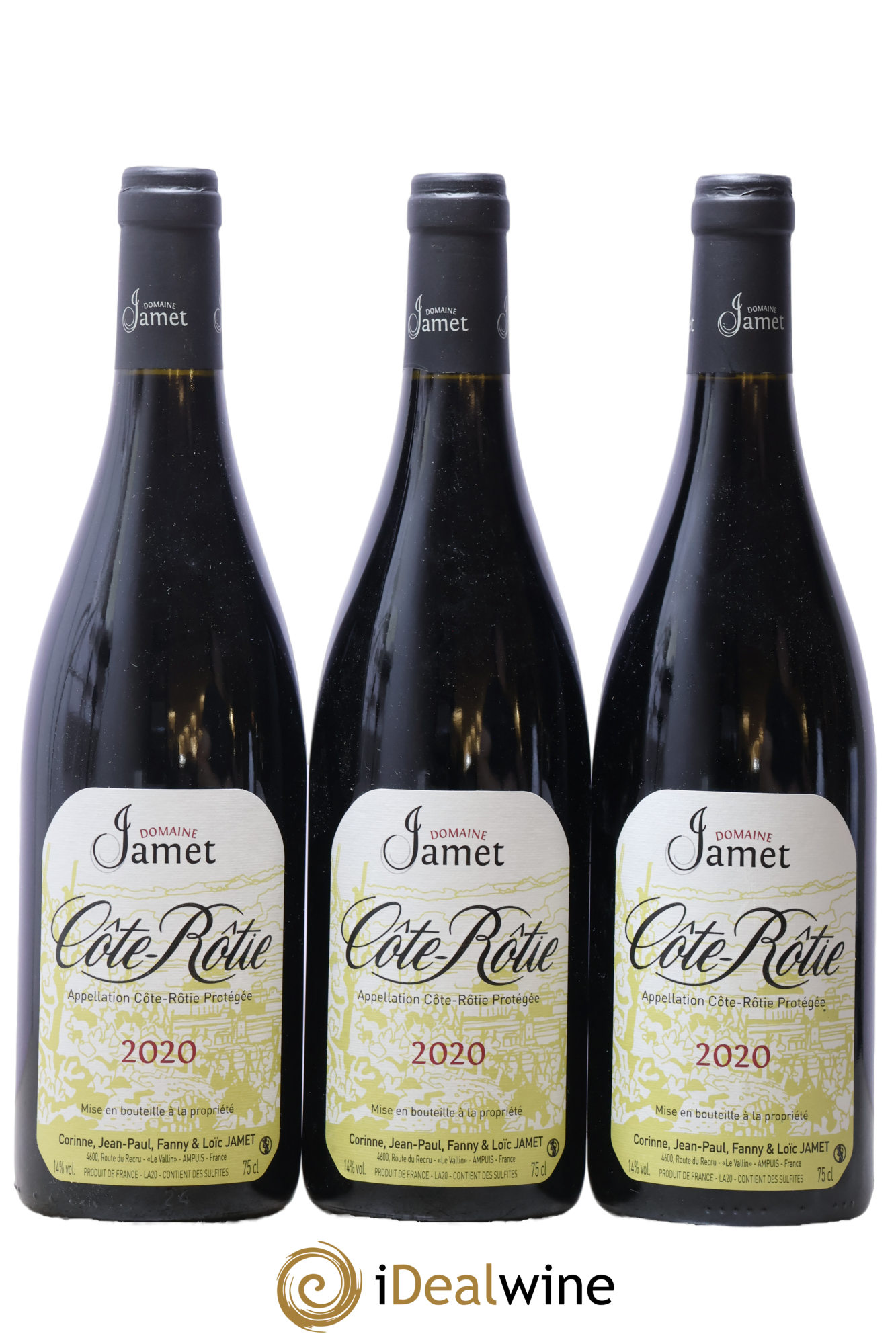 Côte-Rôtie Jamet (Domaine) 2020 - Lot de 3 bouteilles - 0
