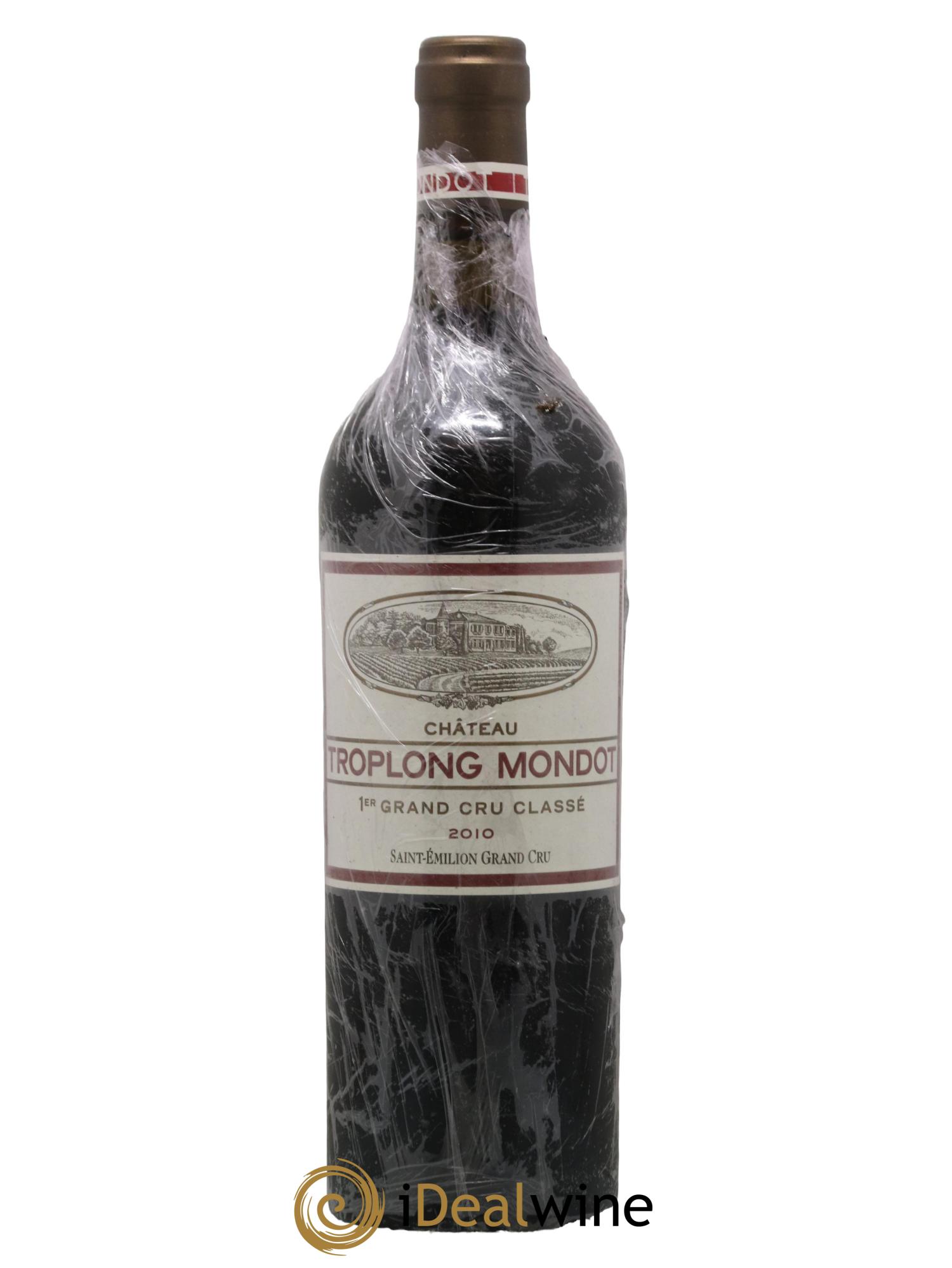 Château Troplong Mondot 1er Grand Cru Classé B 2010 - Lot de 1 bouteille - 0