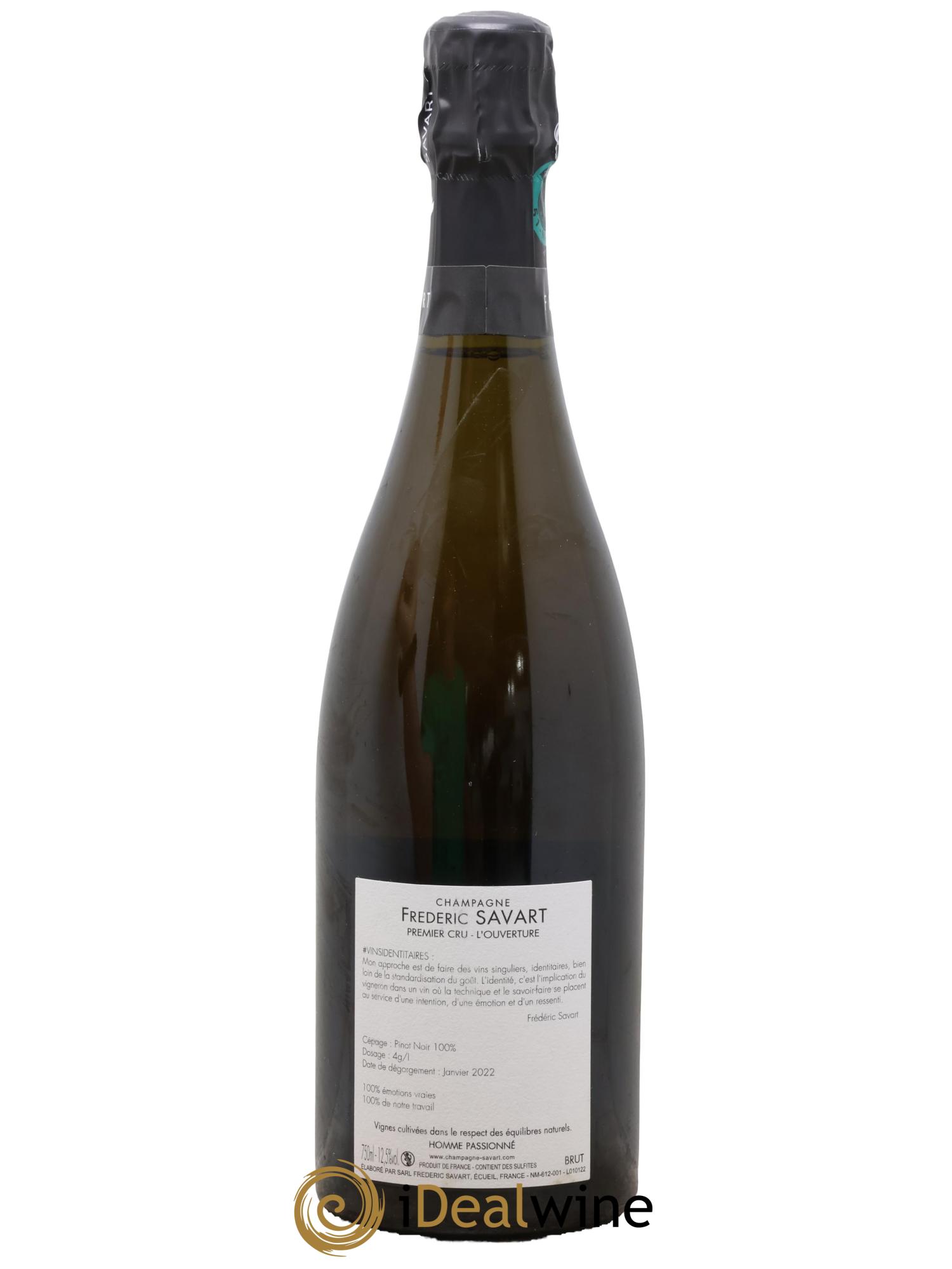 L'Ouverture 1er Cru Brut Savart - Posten von 1 Flasche - 1