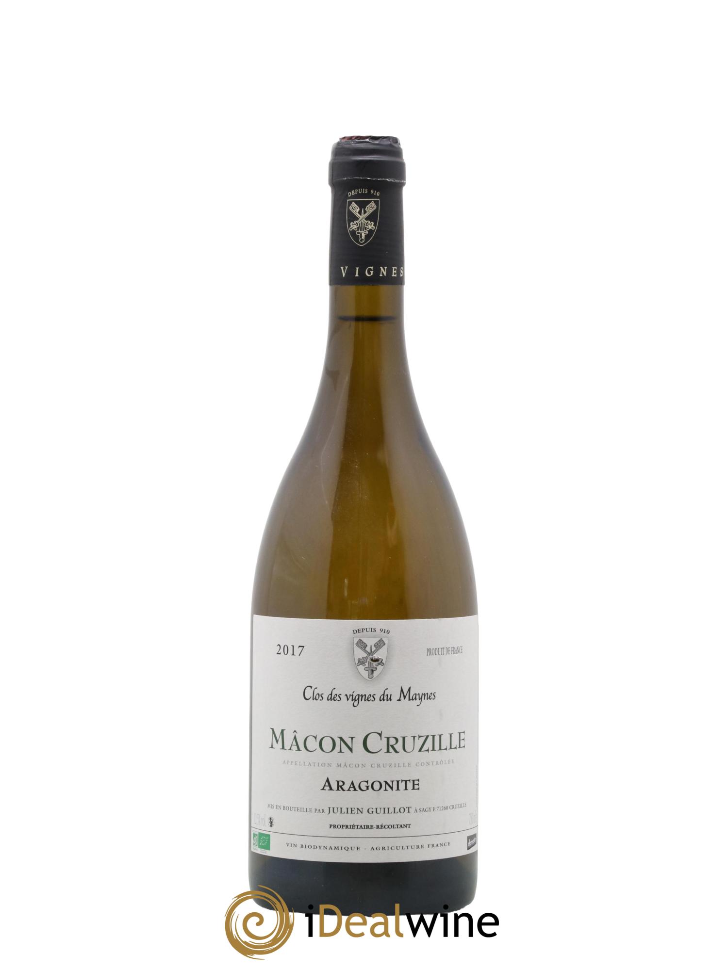 Mâcon-Cruzille Aragonite Les Vignes du Maynes 2017 - Lot de 1 bouteille - 0