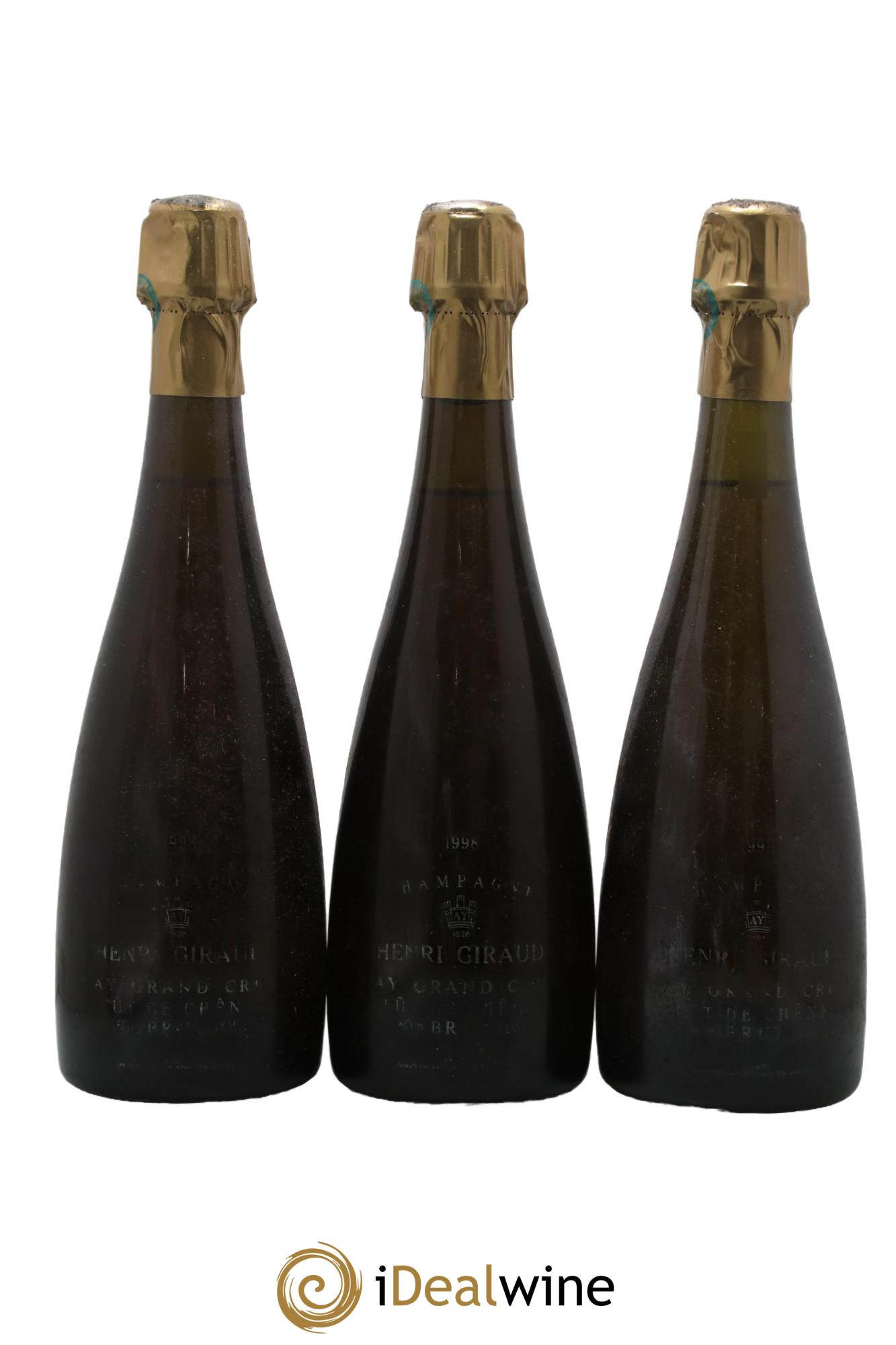 Aÿ Grand Cru Brut Fût de Chêne Henri Giraud  1998 - Lot de 6 bouteilles - 3