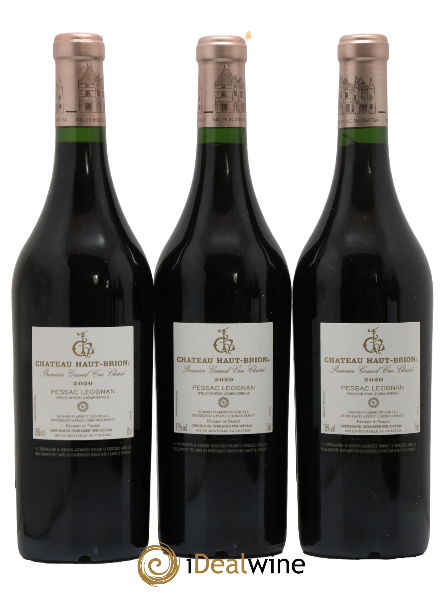 Château Haut Brion 1er Grand Cru Classé 2020 - Lotto di 6 bottiglie - 4