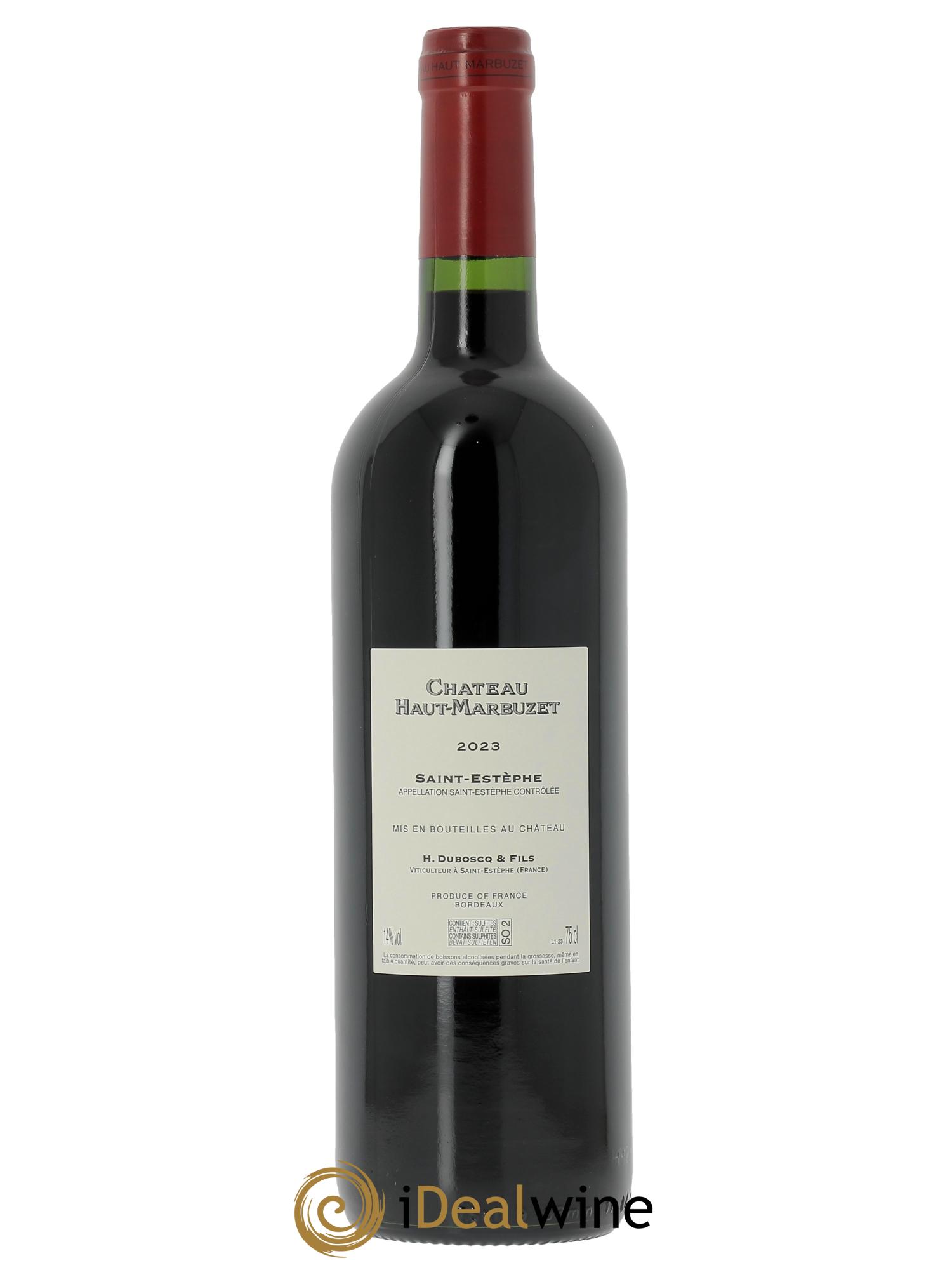 Château Haut Marbuzet (CBO à partir de 6 bts) 2023 - Lot de 1 bouteille - 1