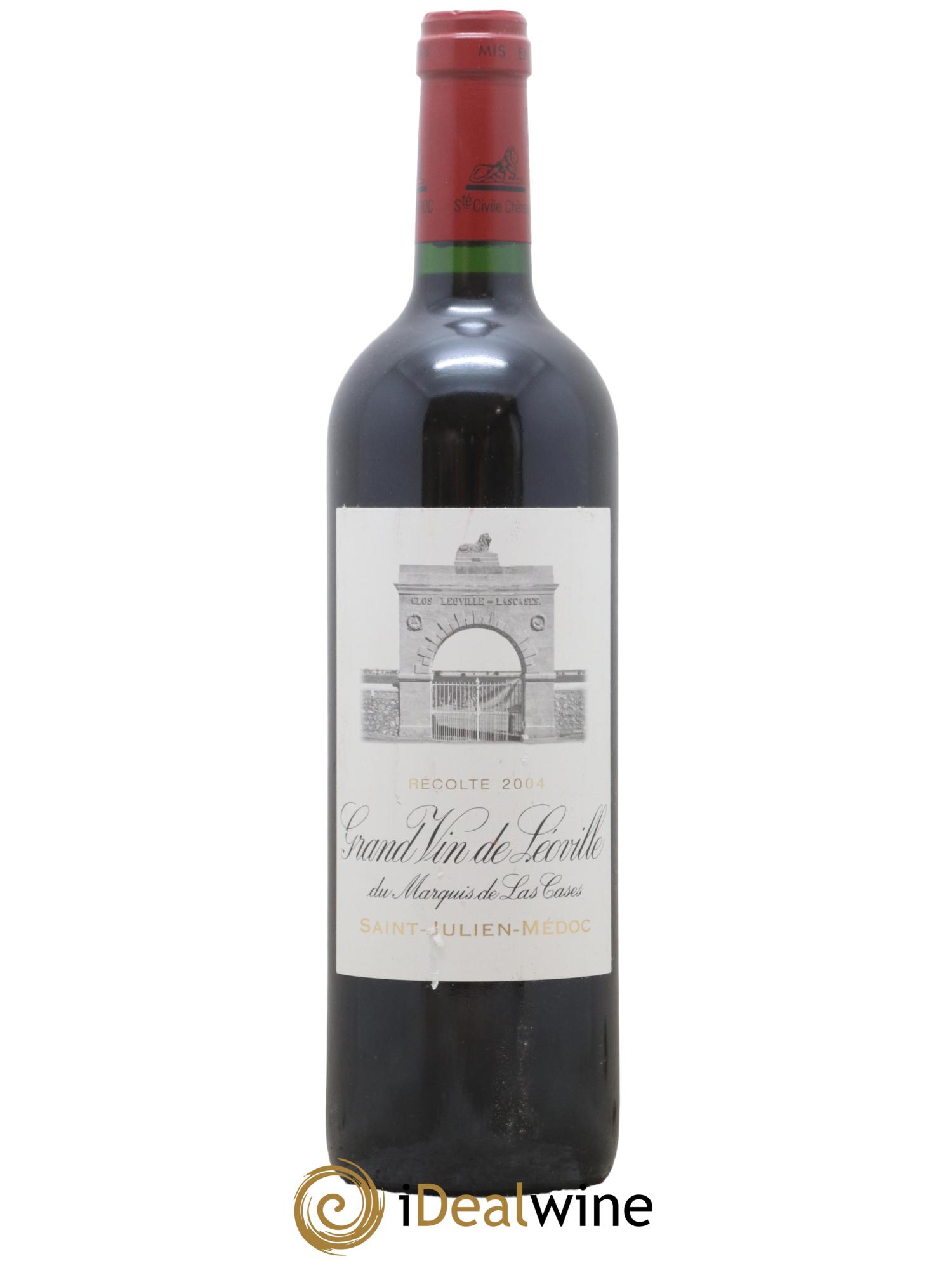 Château Léoville Las Cases 2ème Grand Cru Classé 2004 - Lot de 1 bouteille - 0