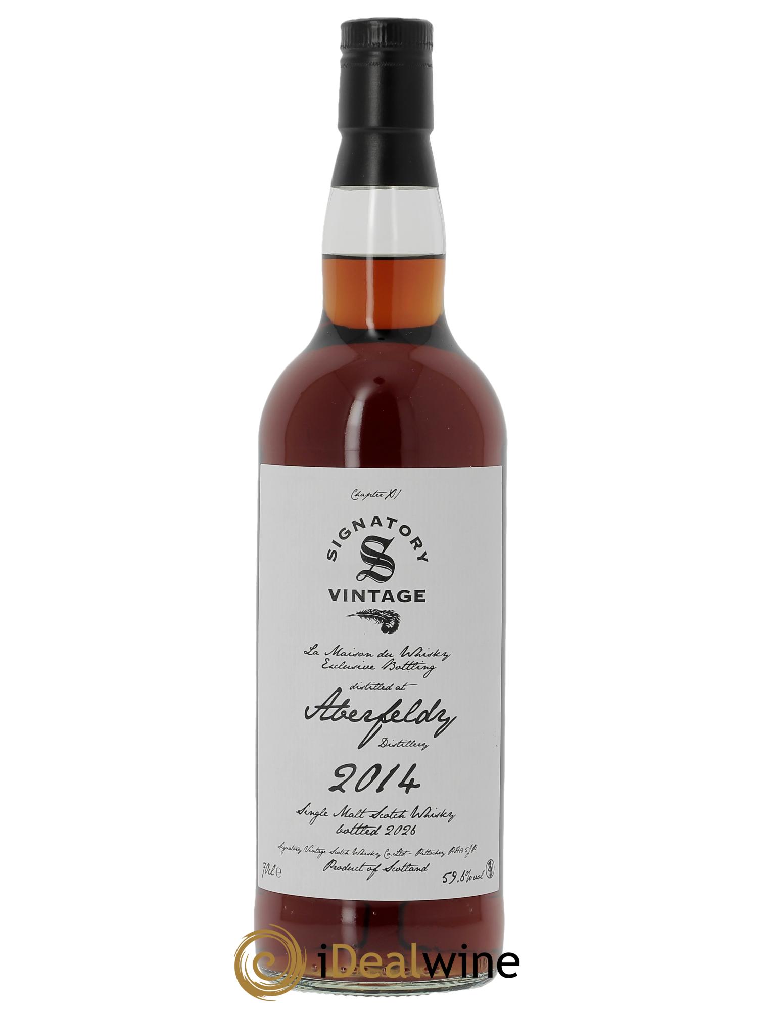 Aberfeldy 12 ans 1st Fill Oloroso Plume Signatory Vintage  2014 - Lot de 1 bouteille - 1