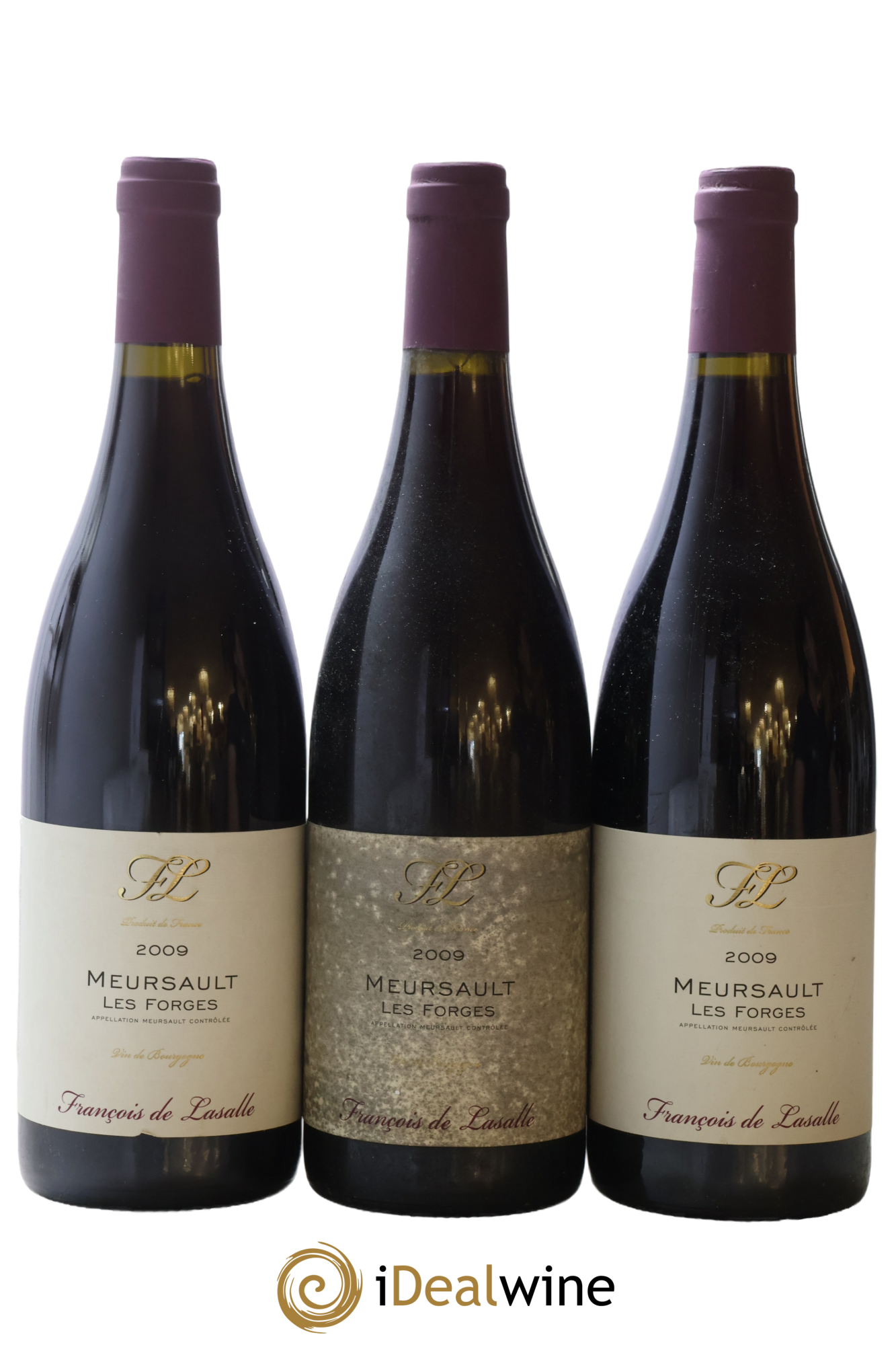 Meursault Les Forges François de Lasalle 2009 - Lot de 3 bouteilles - 0