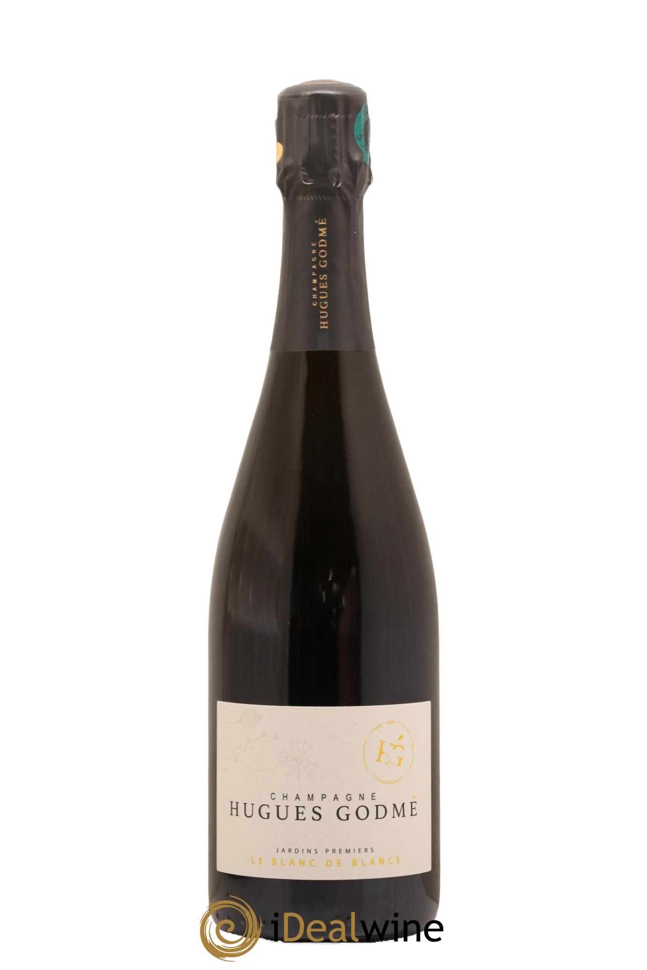 Champagne Premier Cru Brut Nature Le Blanc de Blancs Huges Godme - Lot de 1 bouteille - 0
