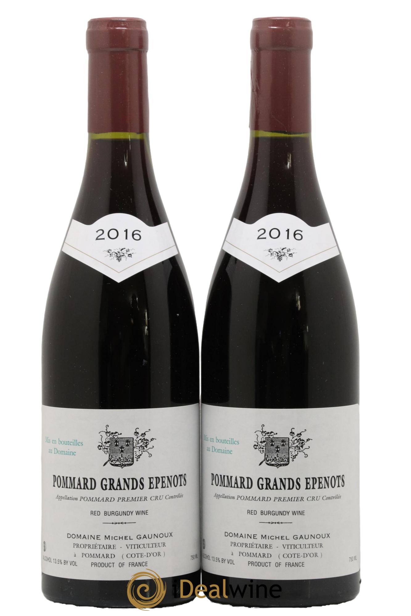 Pommard 1er Cru Grands Epenots Michel Gaunoux  2016 - Lot de 2 bouteilles - 0