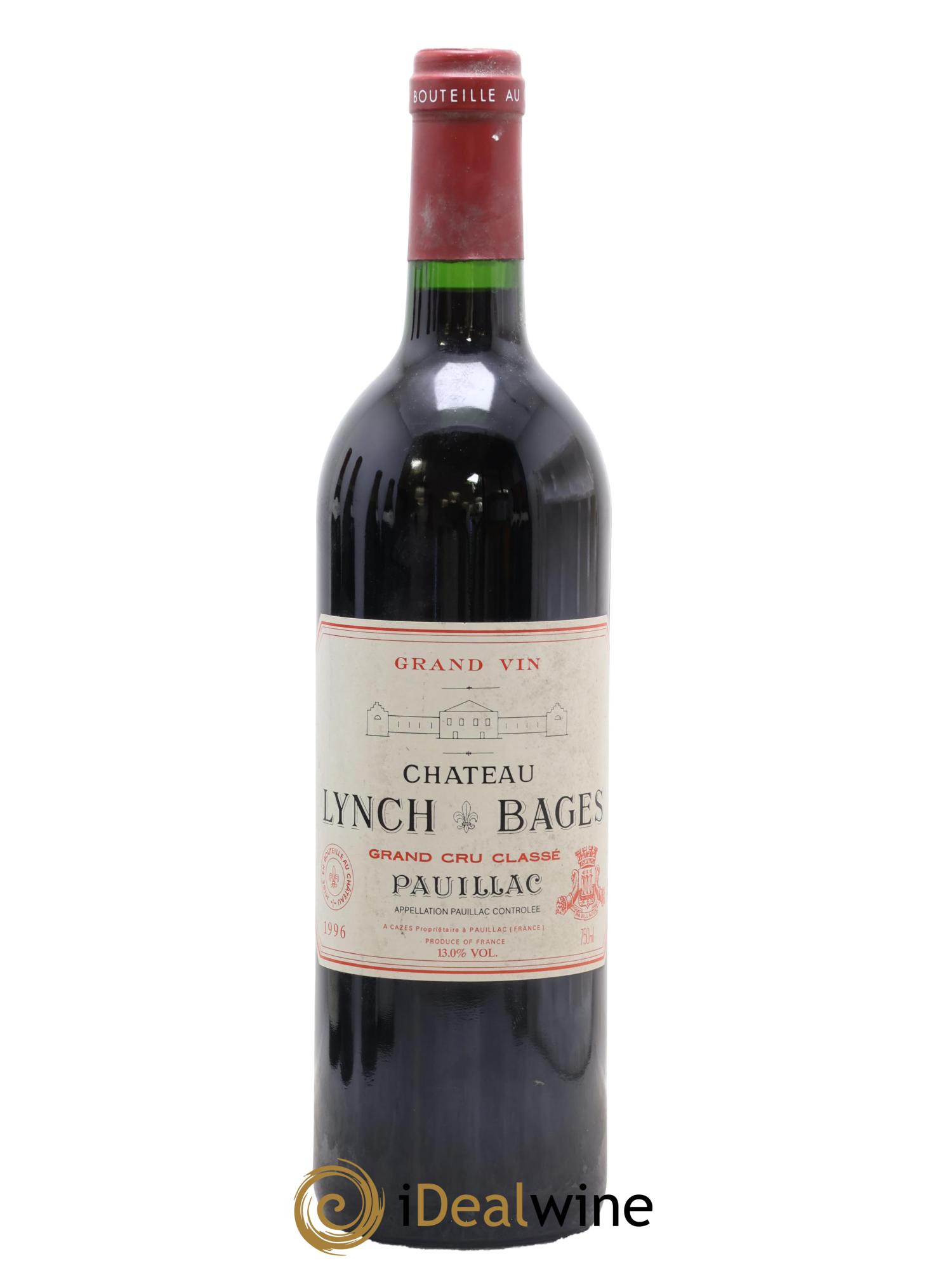 Château Lynch Bages 5ème Grand Cru Classé 1996 - Lotto di 1 bottiglia - 0