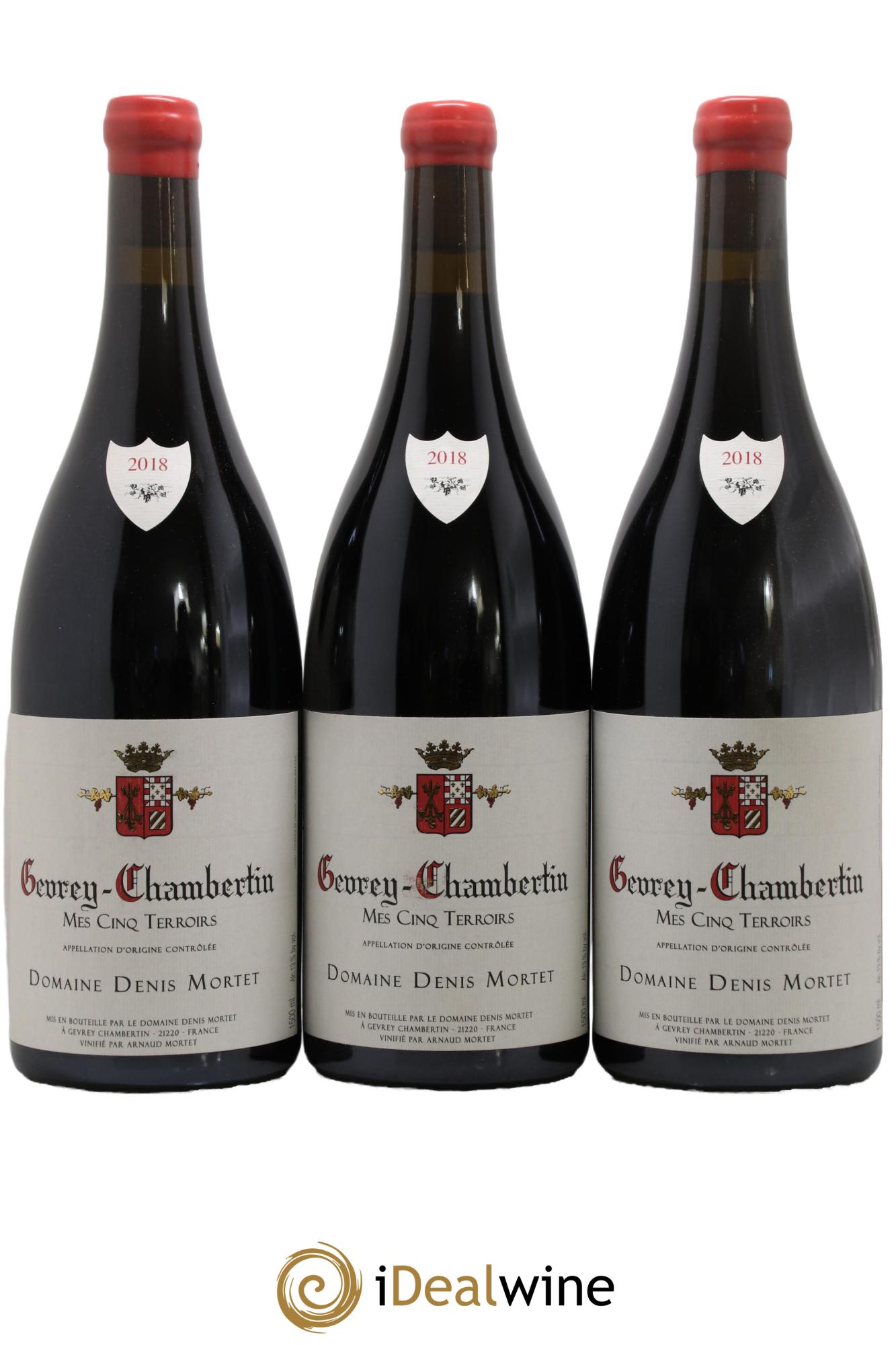 Gevrey-Chambertin Mes Cinq Terroirs Denis Mortet (Domaine) 2018 - Lotto di 3 magnum - 0