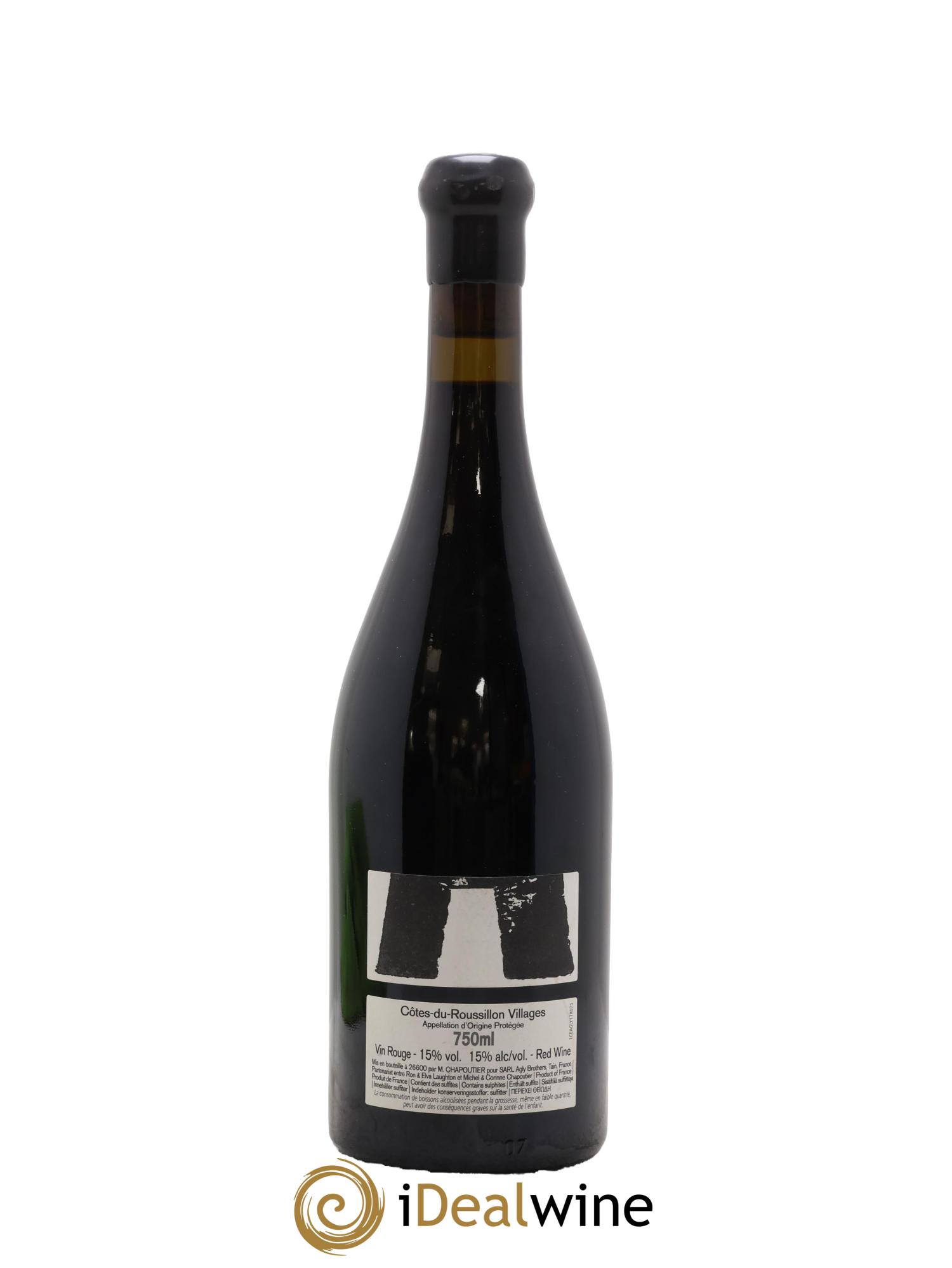 Côtes du Roussillon Agly Brothers Chapoutier 2017 - Lot of 1 bottle - 1