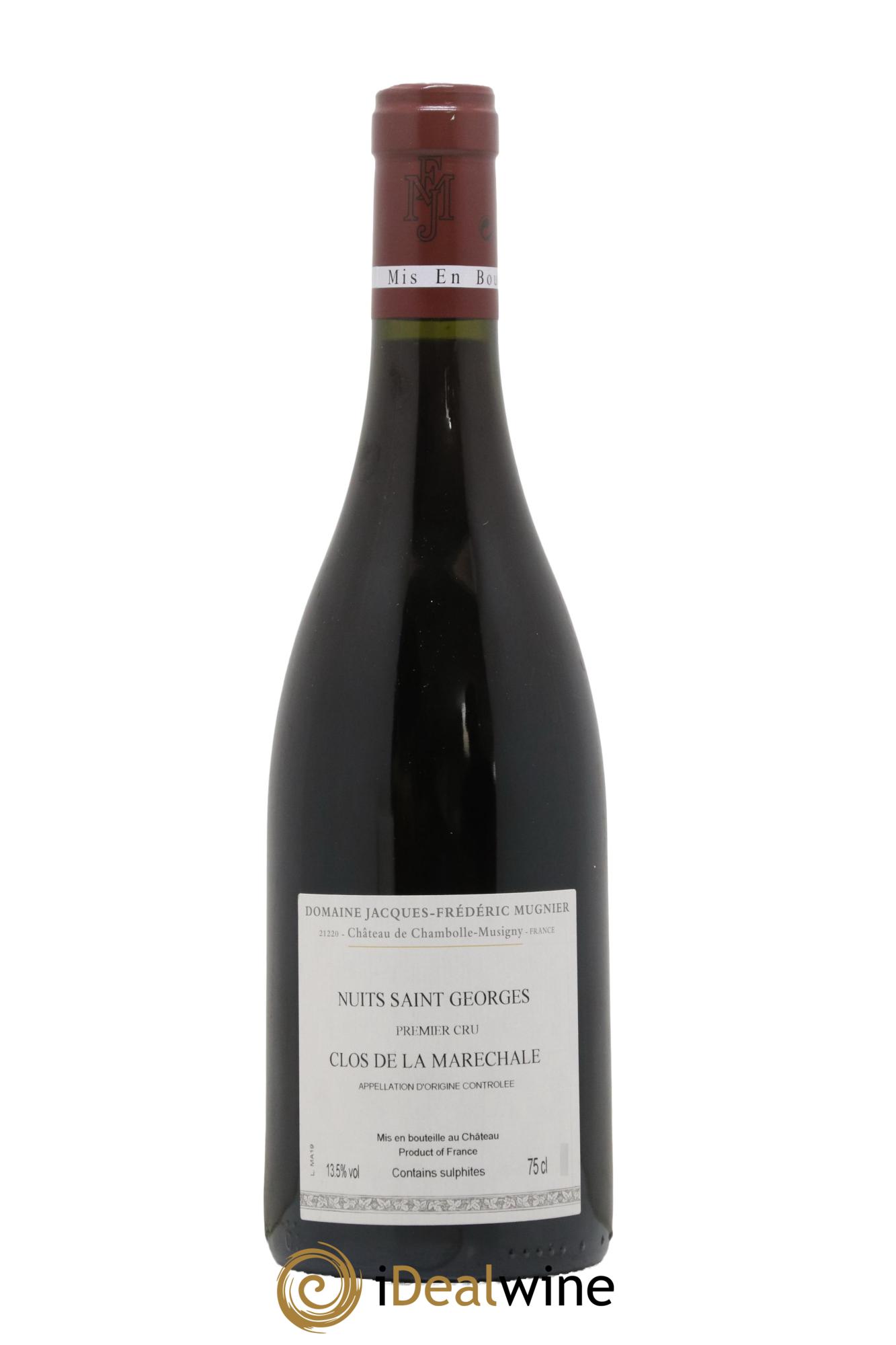 Nuits-Saint-Georges 1er Cru Clos de La Maréchale Jacques-Frédéric Mugnier 2019 - Lot de 1 bouteille - 1
