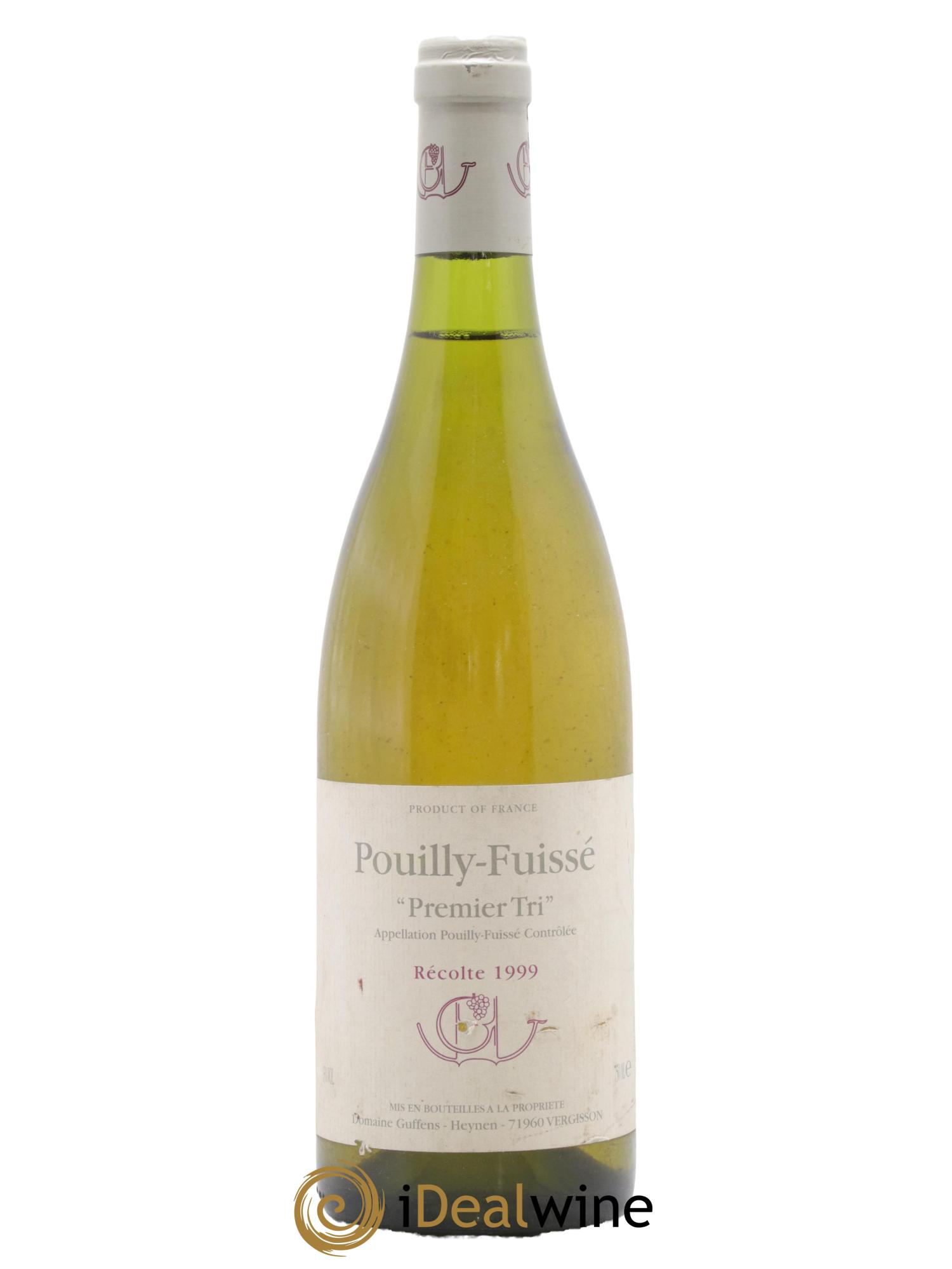 Pouilly-Fuissé Premiers Tris Guffens-Heynen 1999 - Lot de 1 bouteille - 0