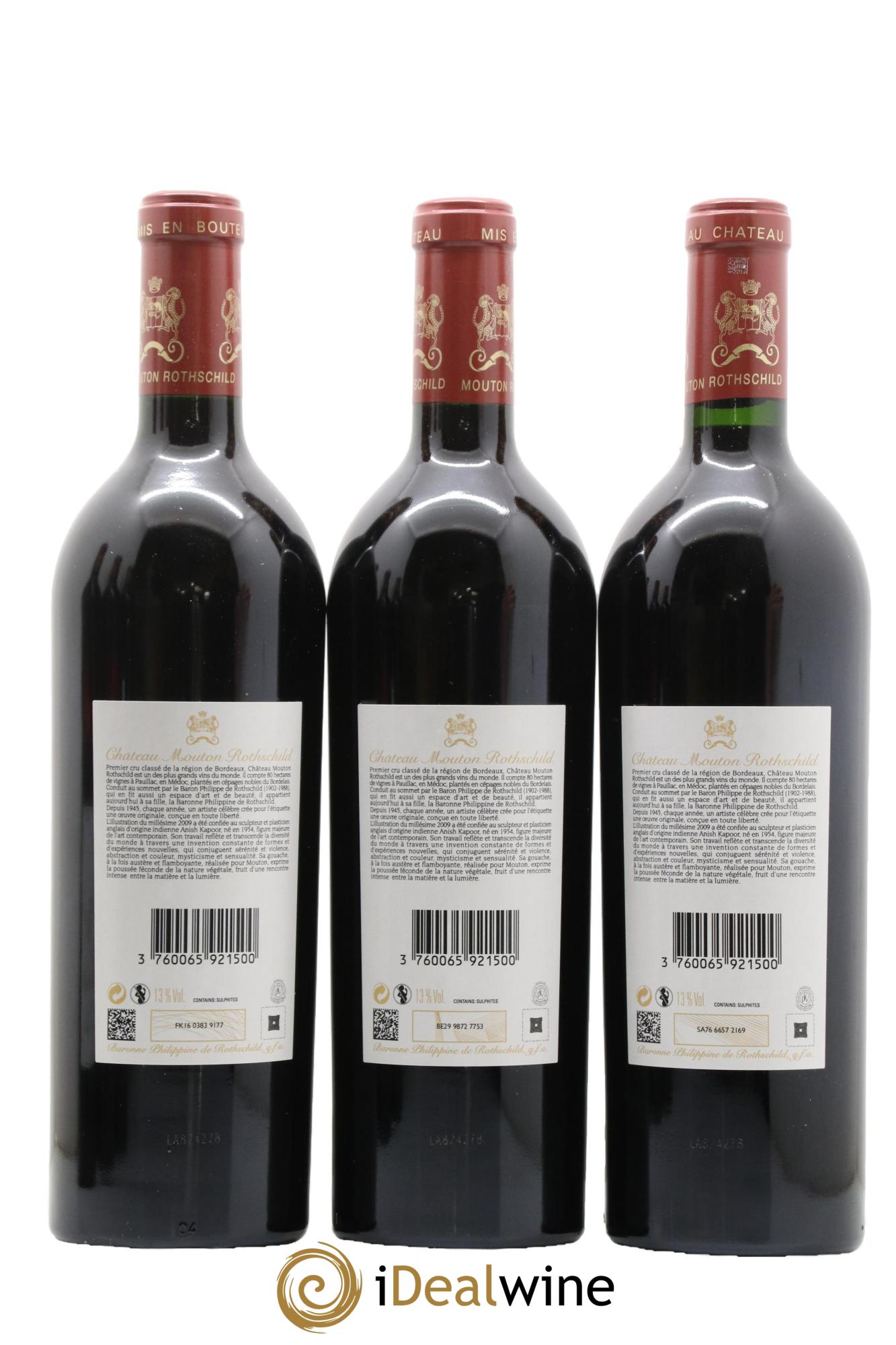 Château Mouton Rothschild 1er Grand Cru Classé 2009 - Lot of 6 bottles - 2