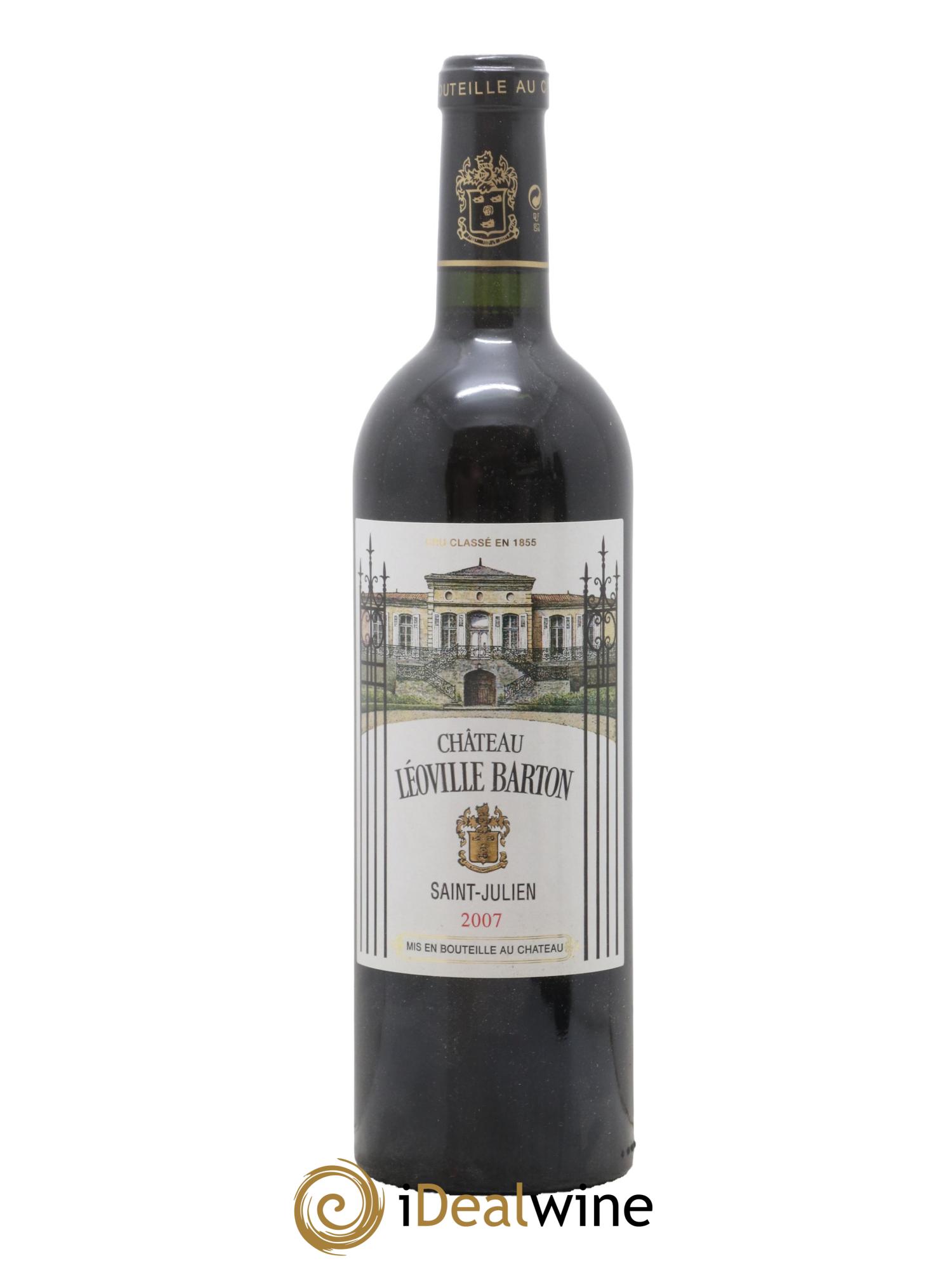 Château Léoville Barton 2ème Grand Cru Classé 2007 - Lot de 1 bouteille - 0