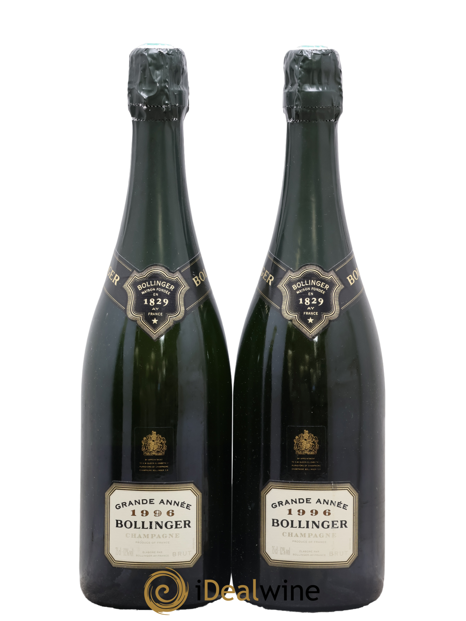 La Grande Année Brut Bollinger 1996 - Posten von 2 Flaschen - 0