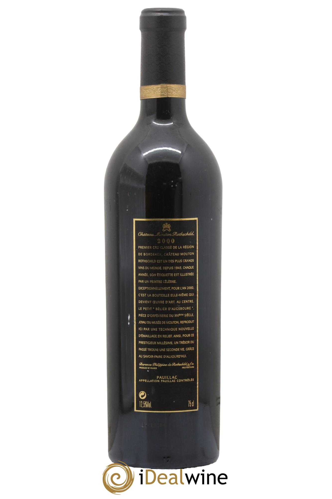 Château Mouton Rothschild 1er Grand Cru Classé 2000 - Lot of 1 bottle - 1