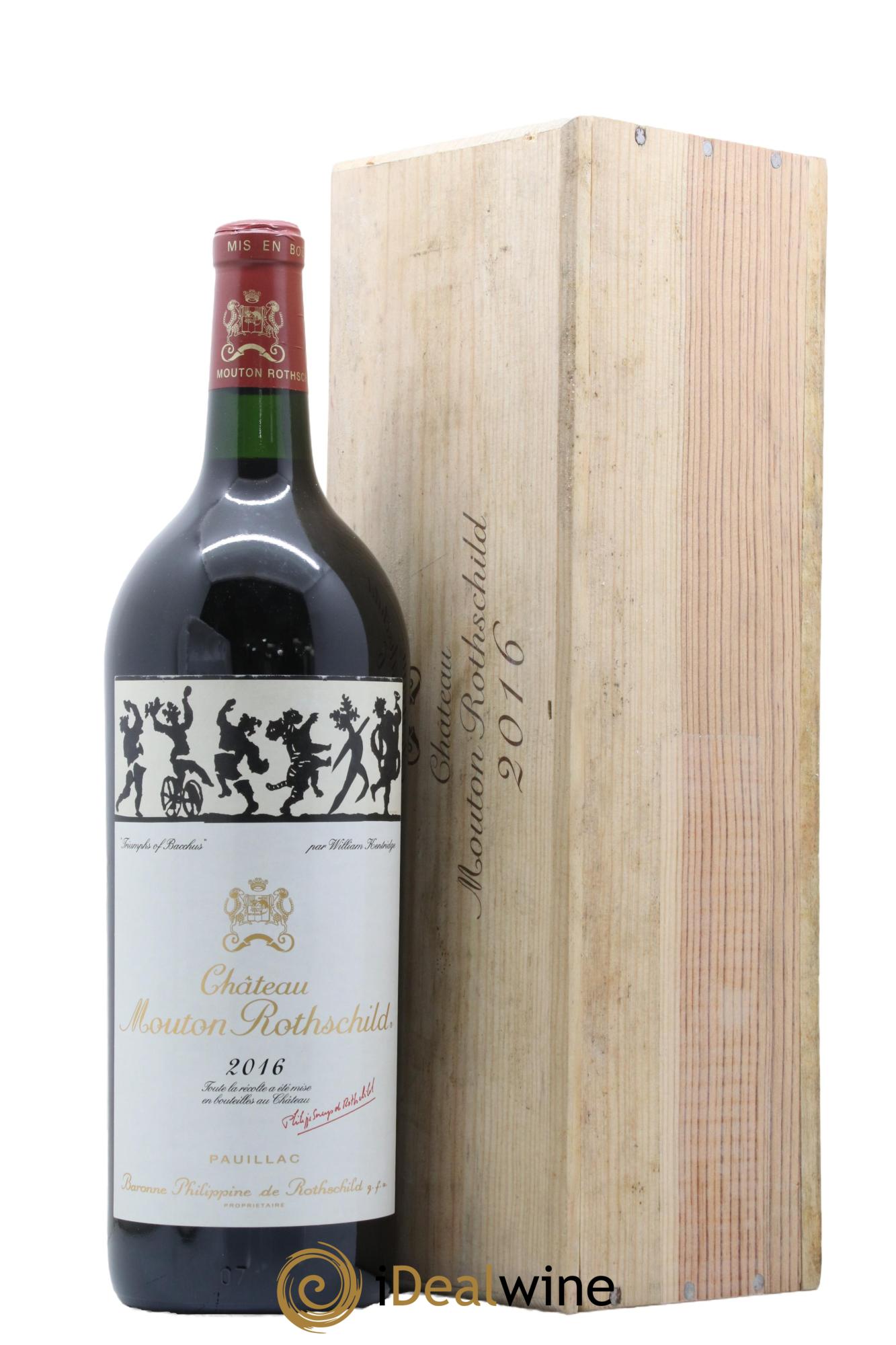 Château Mouton Rothschild 1er Grand Cru Classé 2016 - Lot de 1 magnum - 0