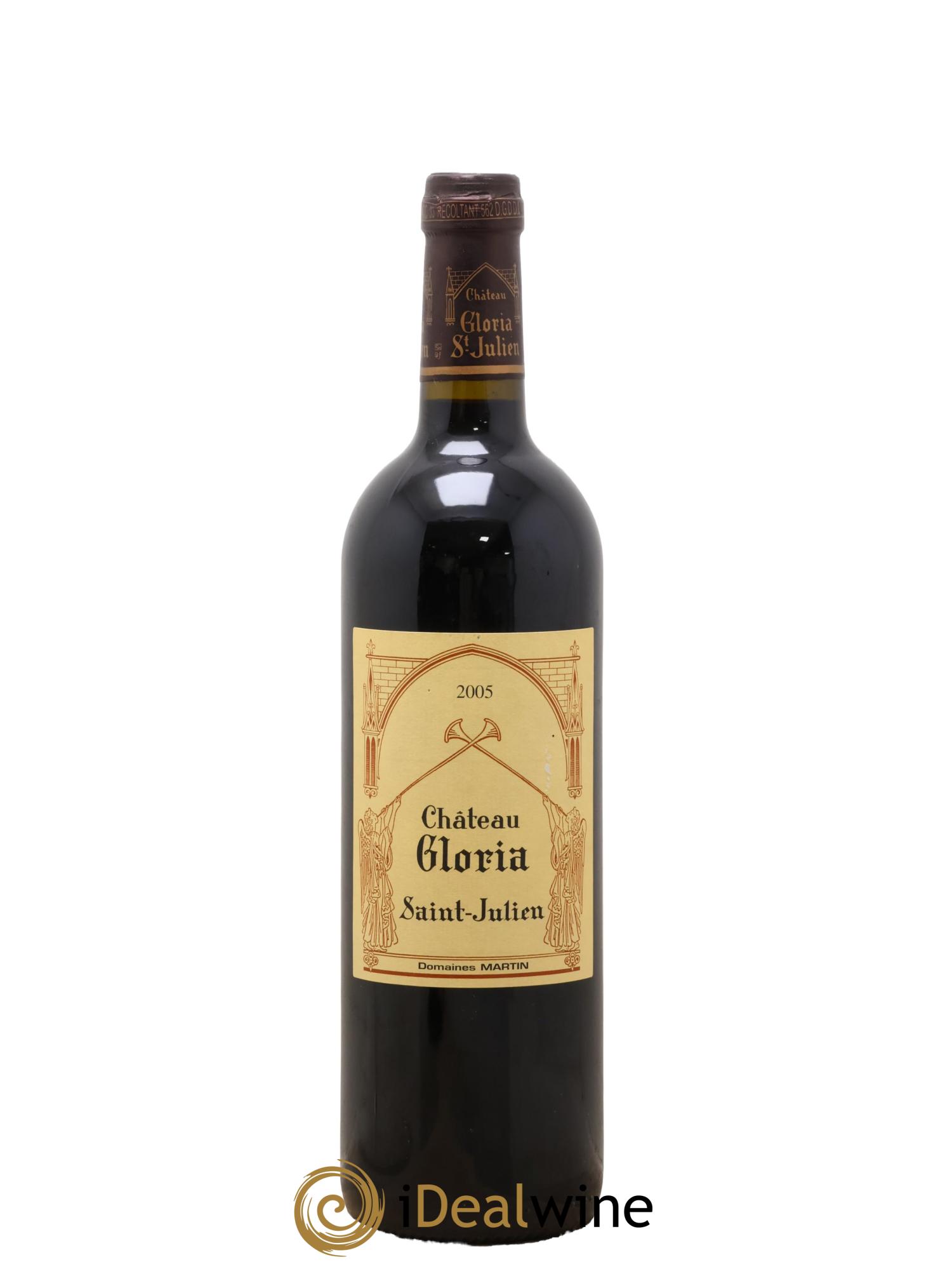 Château Gloria 2005 - Lot de 1 bouteille - 0