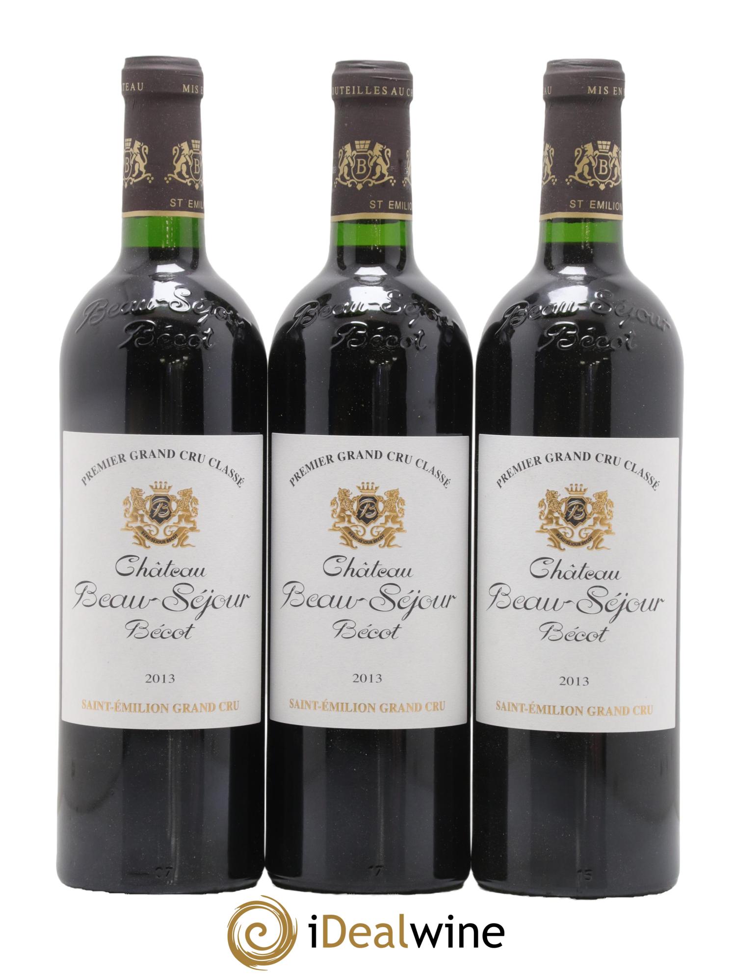 Château Beau-Séjour Bécot 1er Grand Cru Classé B 2013 - Lot de 12 bouteilles - 2